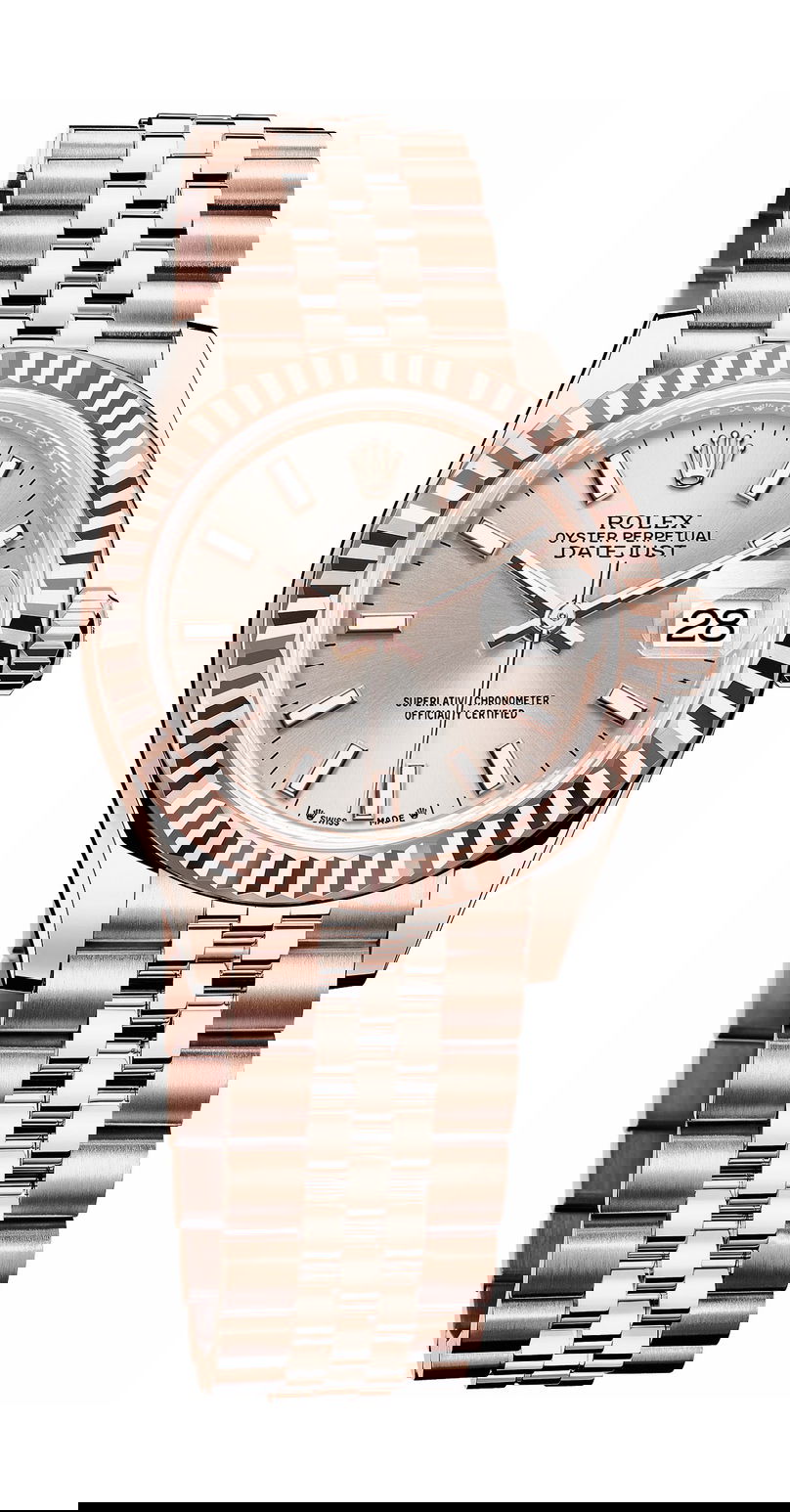Rolex Lady-Datejust luxury timepiece - detailed view