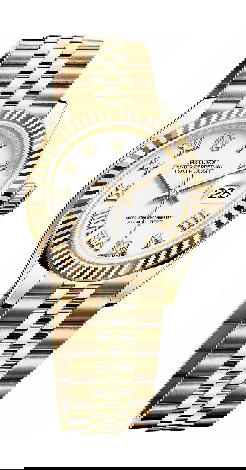 Rolex Lady-Datejust luxury timepiece - detailed view