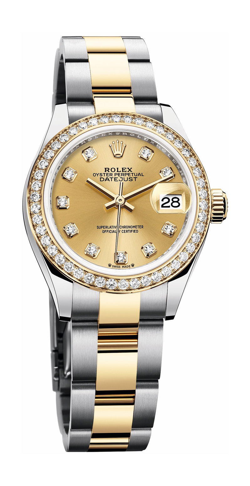 Rolex Lady-Datejust luxury timepiece - detailed view