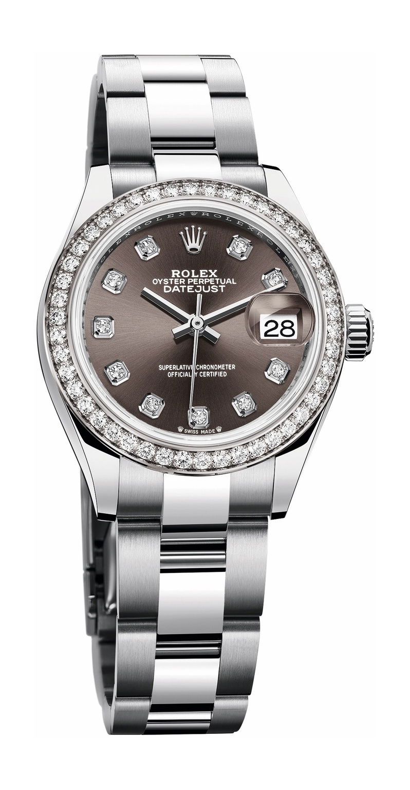 Rolex Lady-Datejust luxury timepiece - detailed view