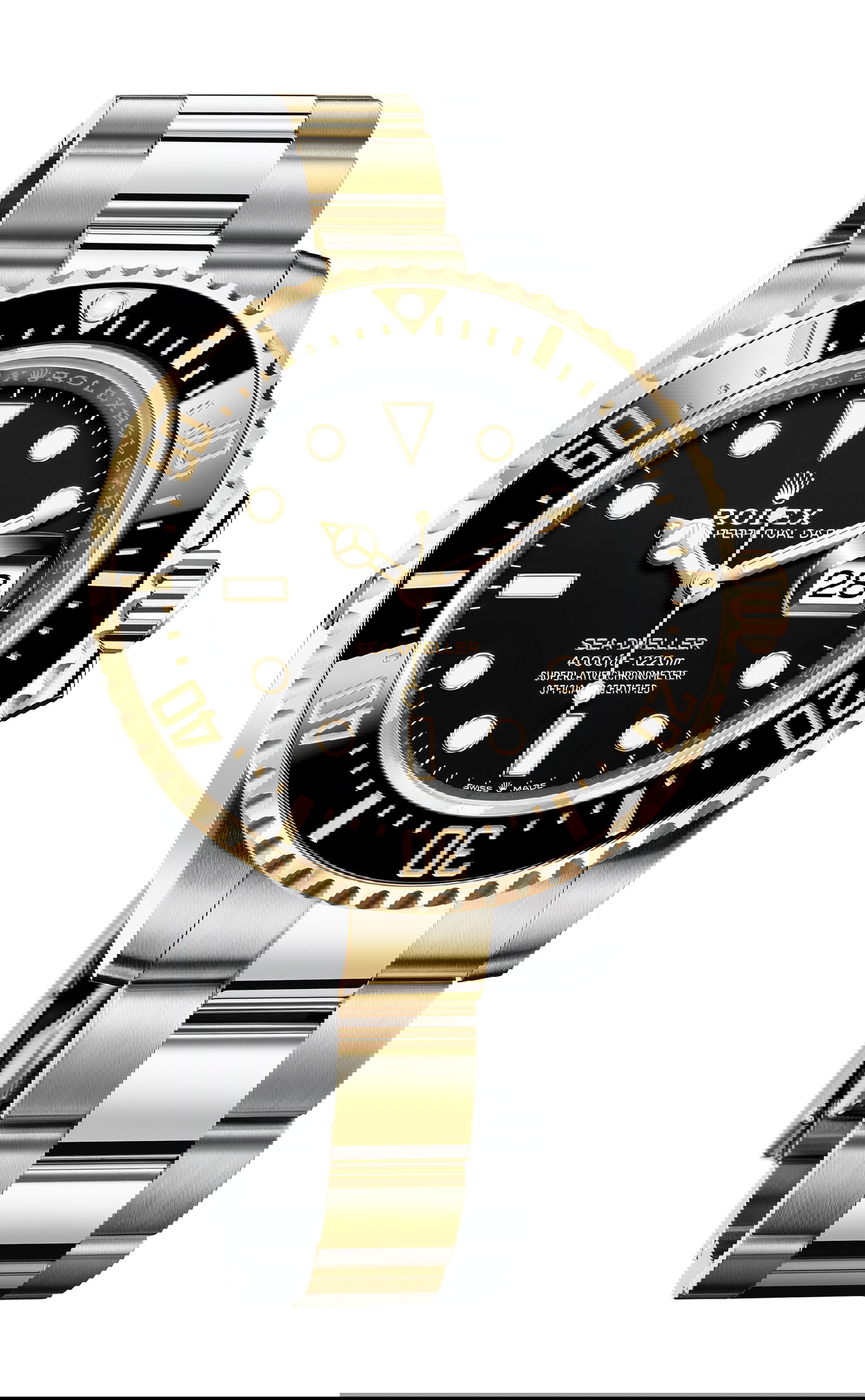 Rolex Sea-Dweller luxury timepiece - detailed view