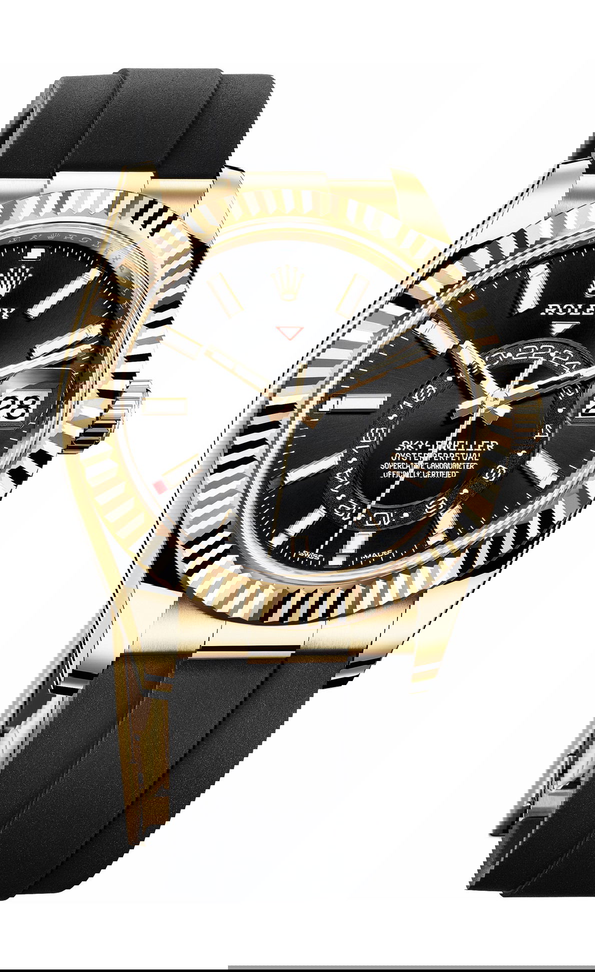 Rolex Sky-Dweller luxury timepiece - detailed view