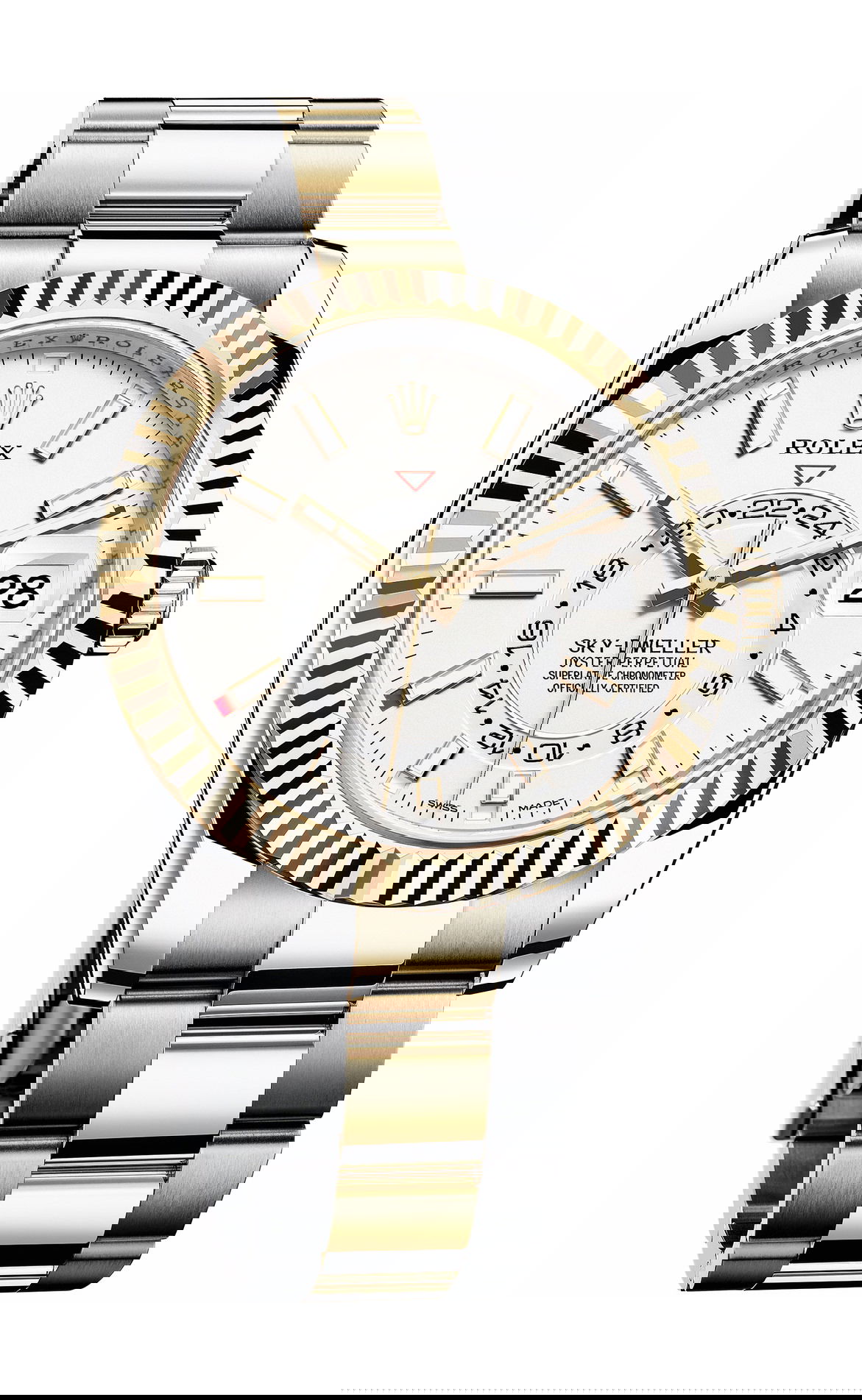 Rolex Sky-Dweller luxury timepiece - detailed view