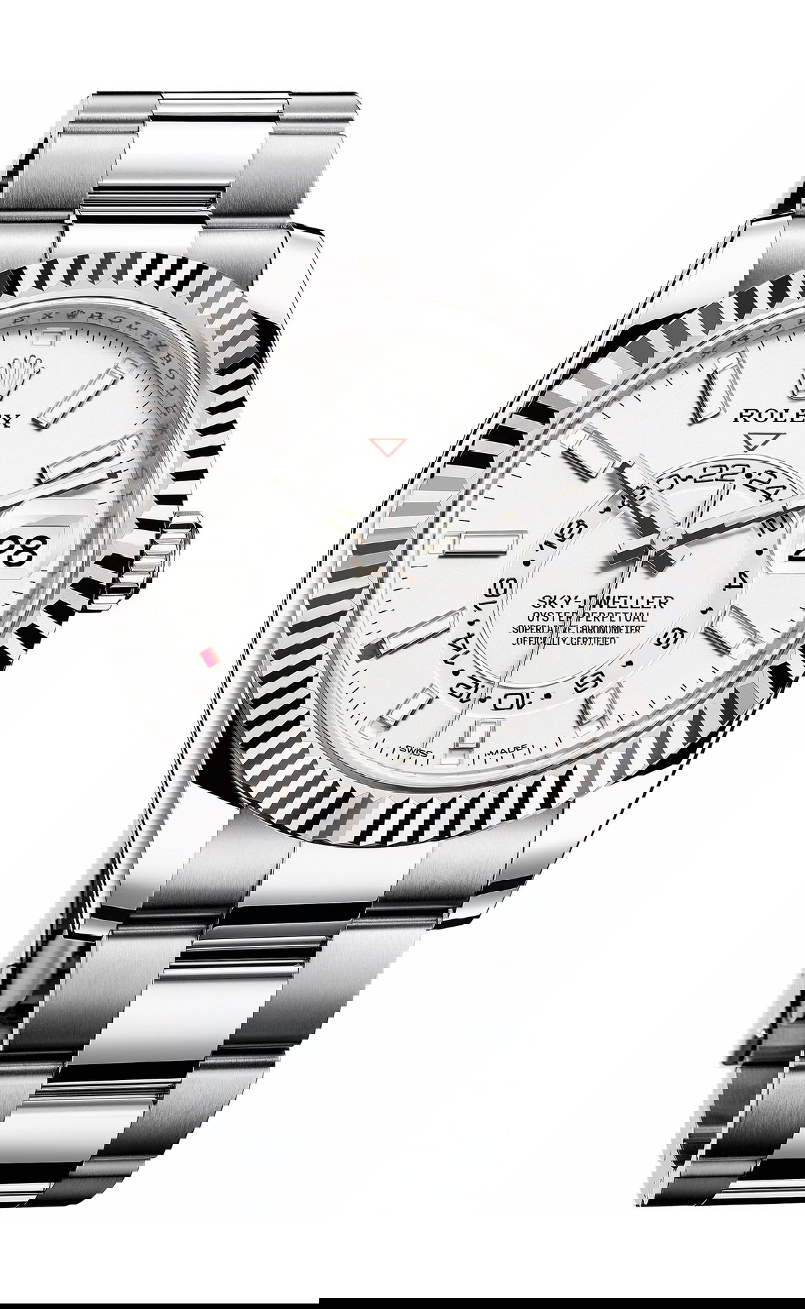 Rolex Sky-Dweller luxury timepiece - detailed view