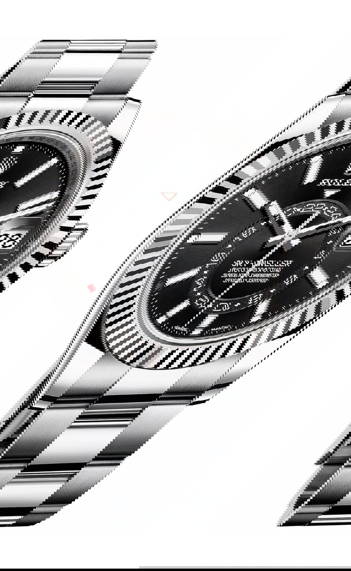 Rolex Sky-Dweller luxury timepiece - detailed view