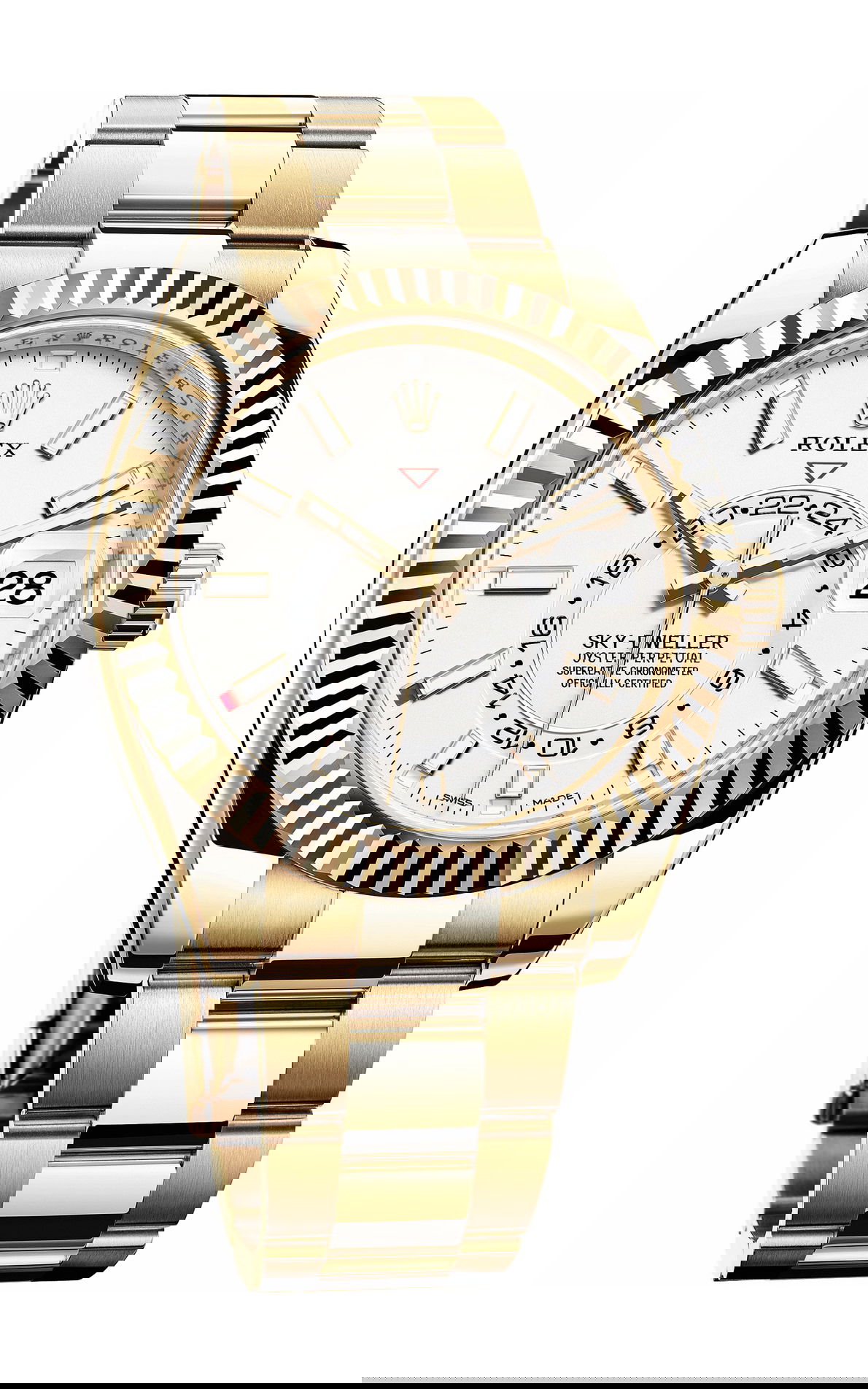 Rolex Sky-Dweller luxury timepiece - detailed view