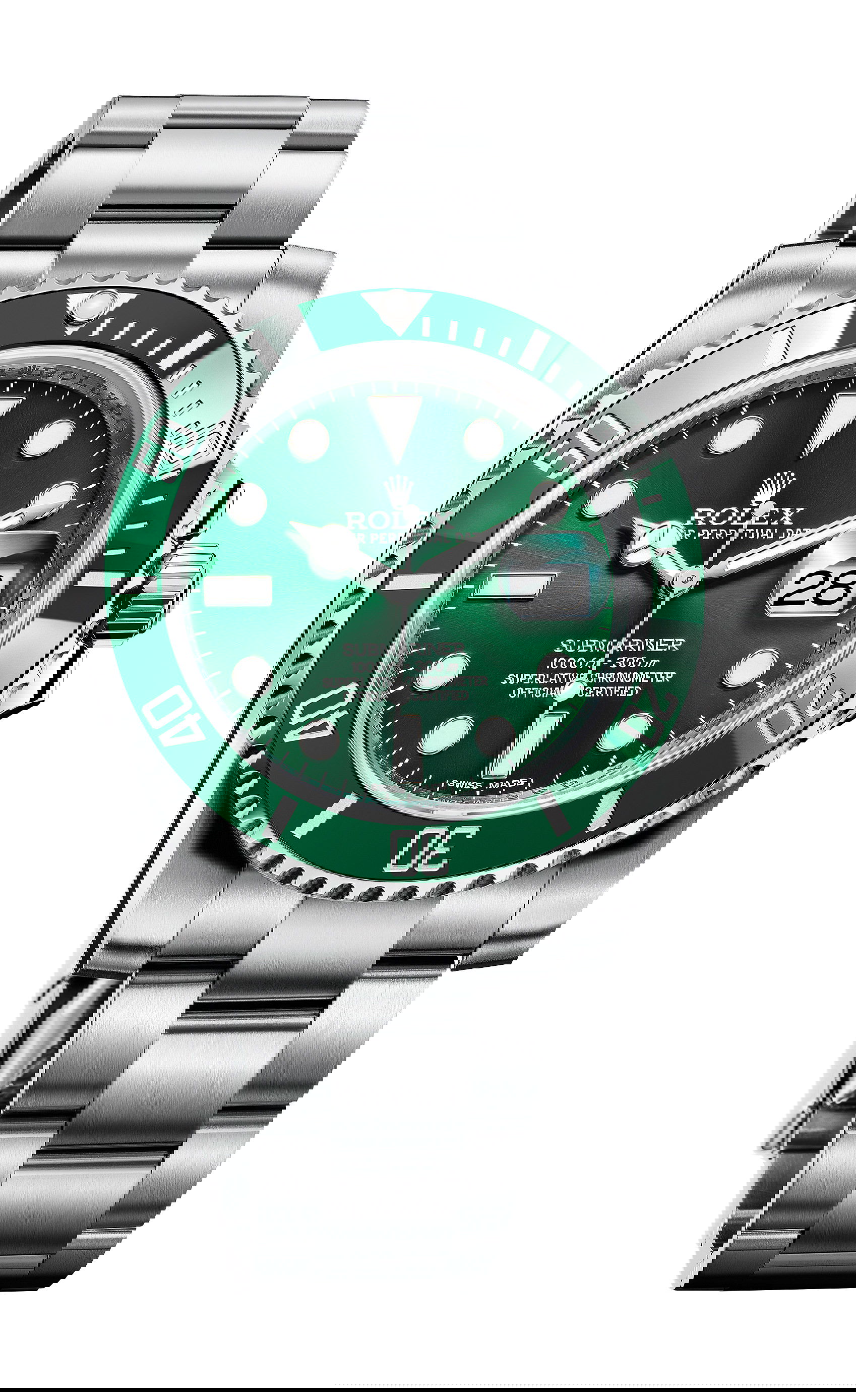 Rolex Oyster Perpetual Submariner Date luxury timepiece - detailed view