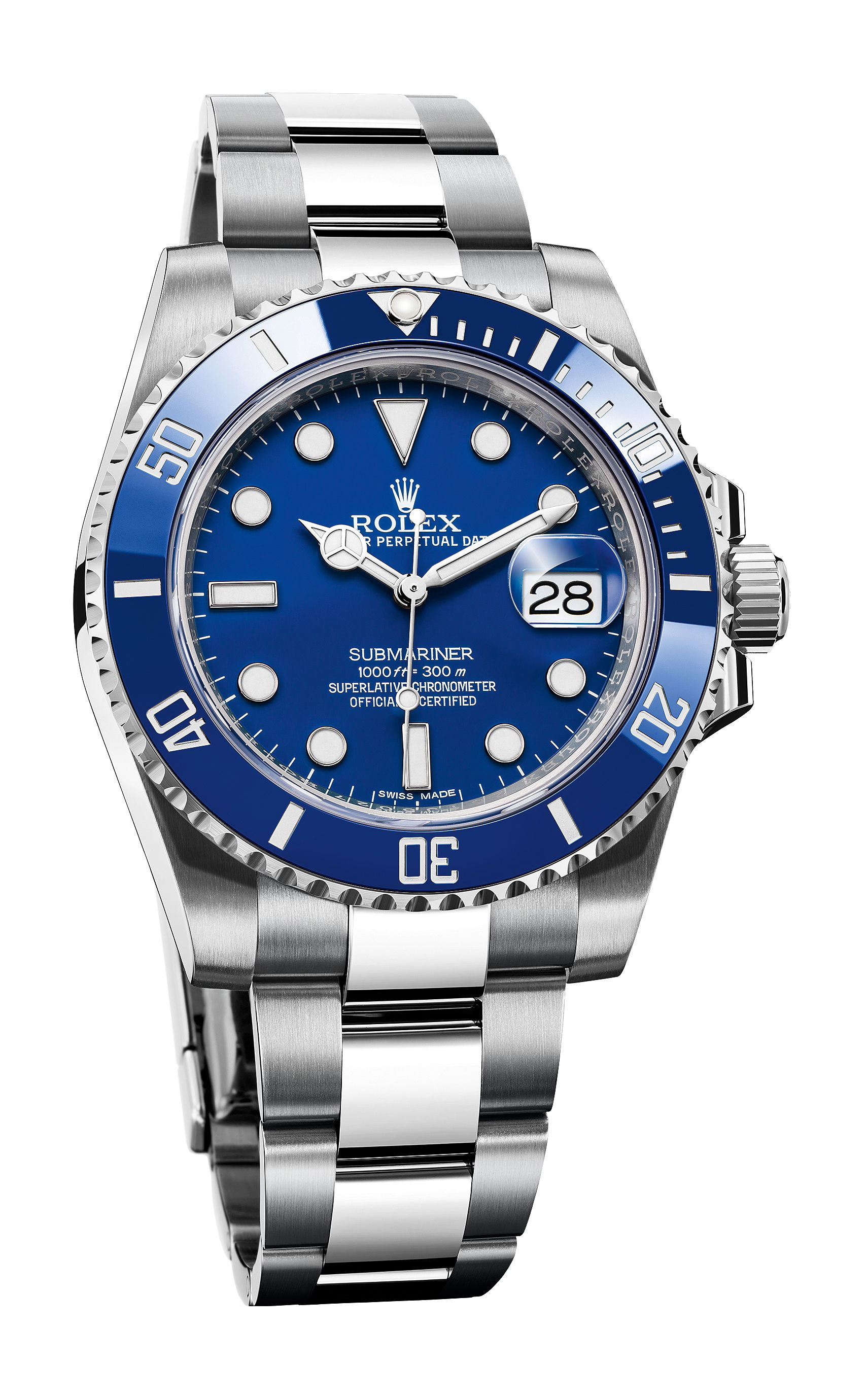 Rolex Oyster Perpetual Submariner Date luxury timepiece - detailed view
