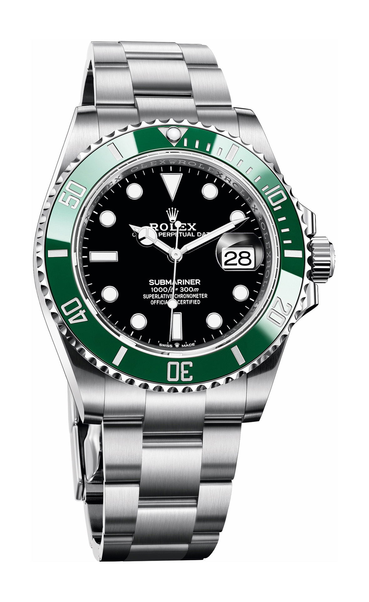 Rolex Submariner Date luxury timepiece - detailed view