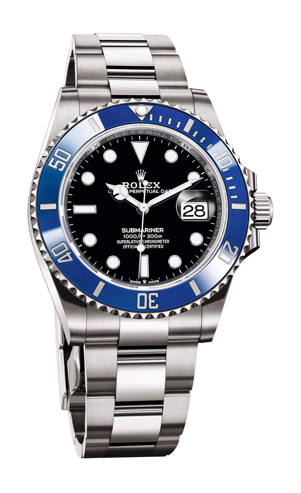 Rolex Submariner Date luxury timepiece - detailed view