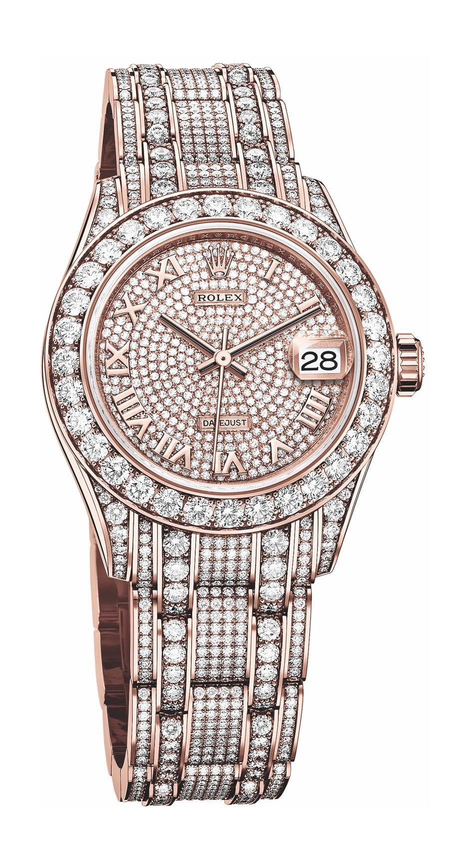 Rolex Pearlmaster 34 luxury timepiece - detailed view