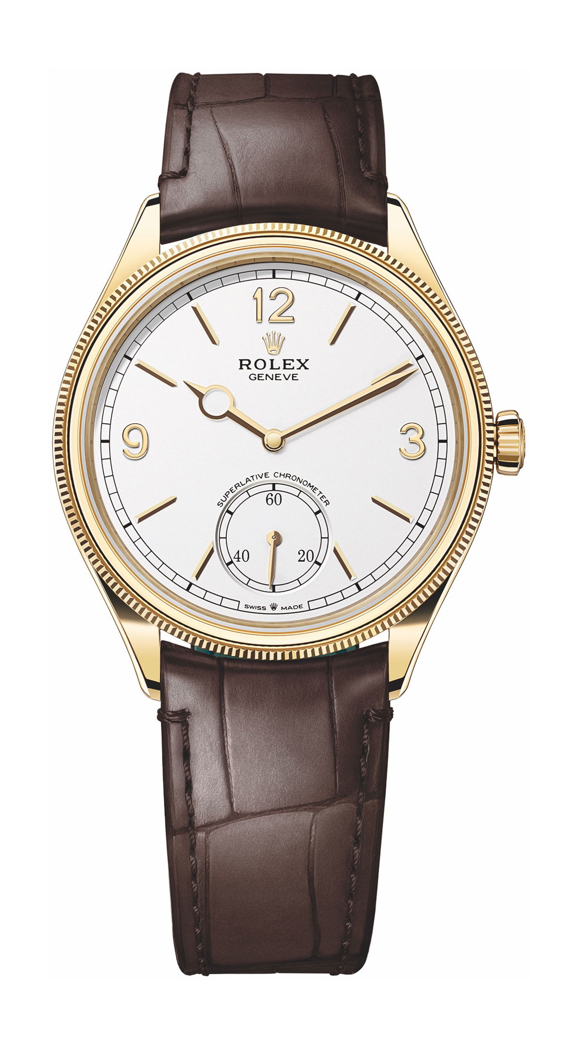 Rolex Perpetual 1908 luxury timepiece - detailed view