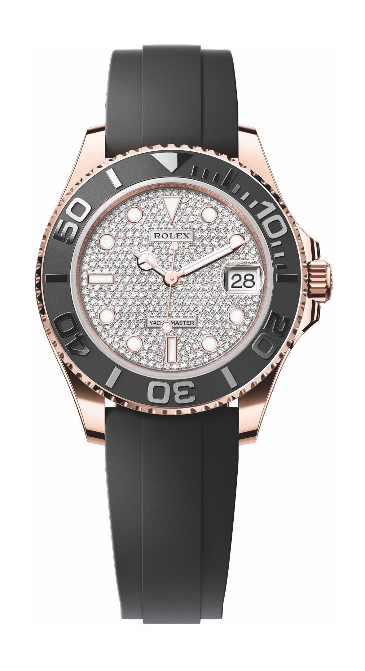 Rolex Yacht-Master 37 luxury timepiece - detailed view