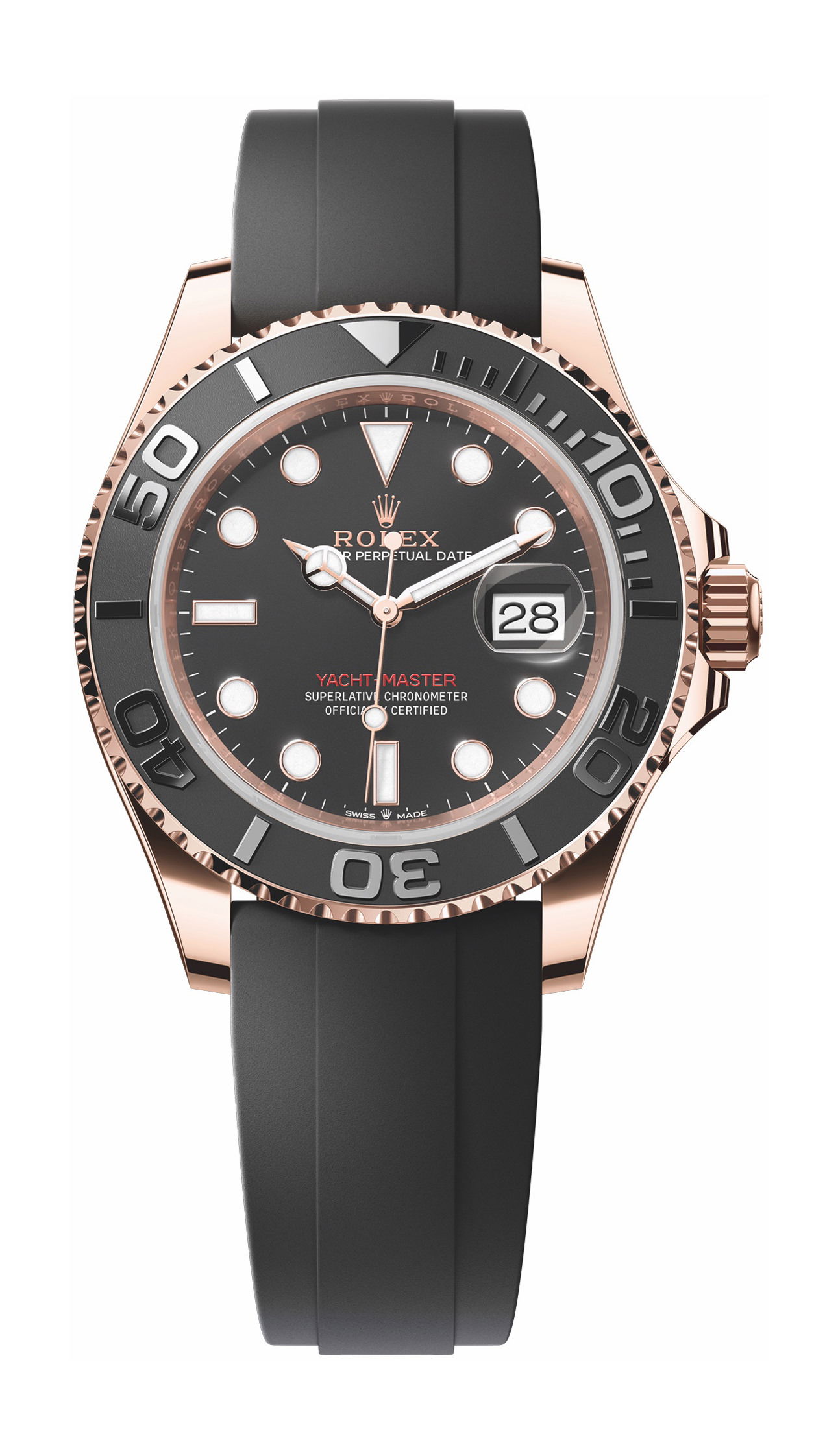 Rolex Yacht-Master 40 luxury timepiece - detailed view