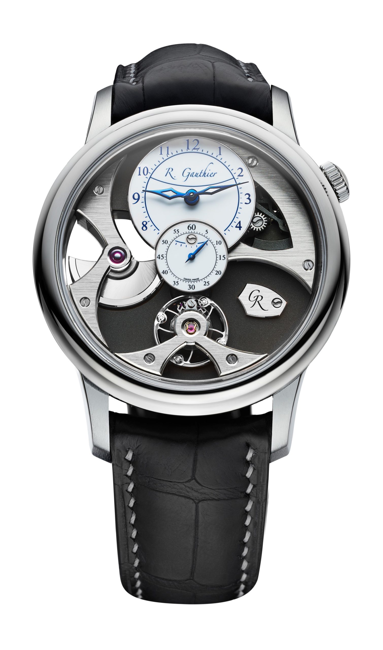 Romain Gauthier Insight Micro-rotor Natural Titanium watch