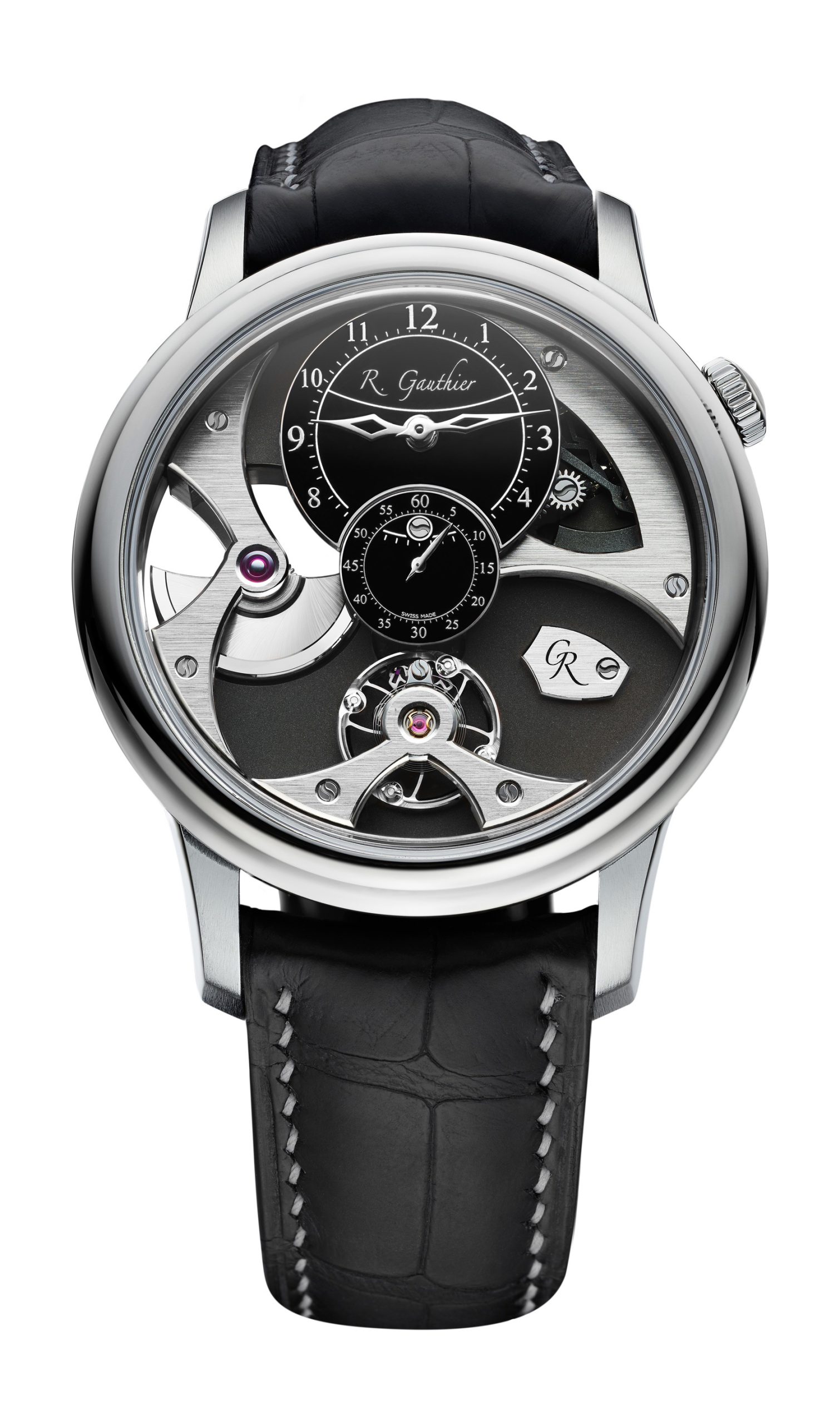 Romain Gauthier Insight Micro-rotor Natural Titanium watch