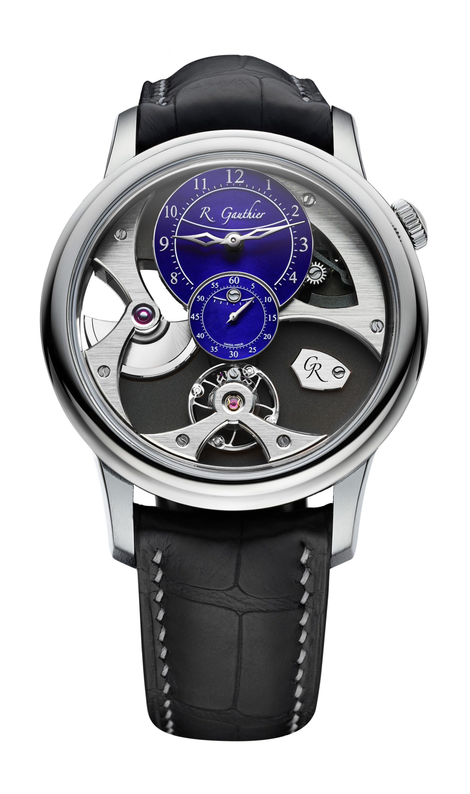 Romain Gauthier Insight Micro-rotor Natural Titanium watch