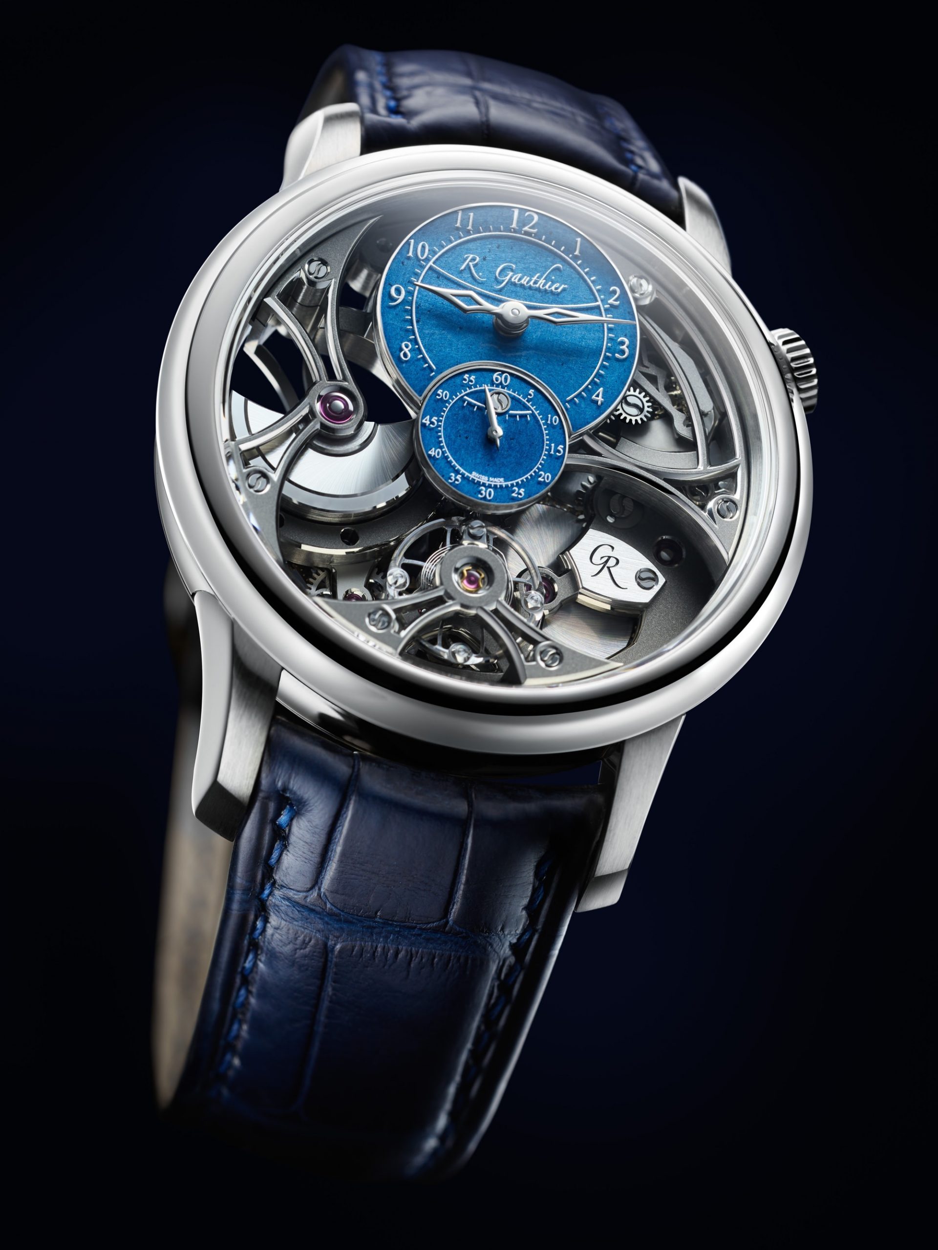 Romain Gauthier Insight Micro-rotor Squelette Platinum - View 2