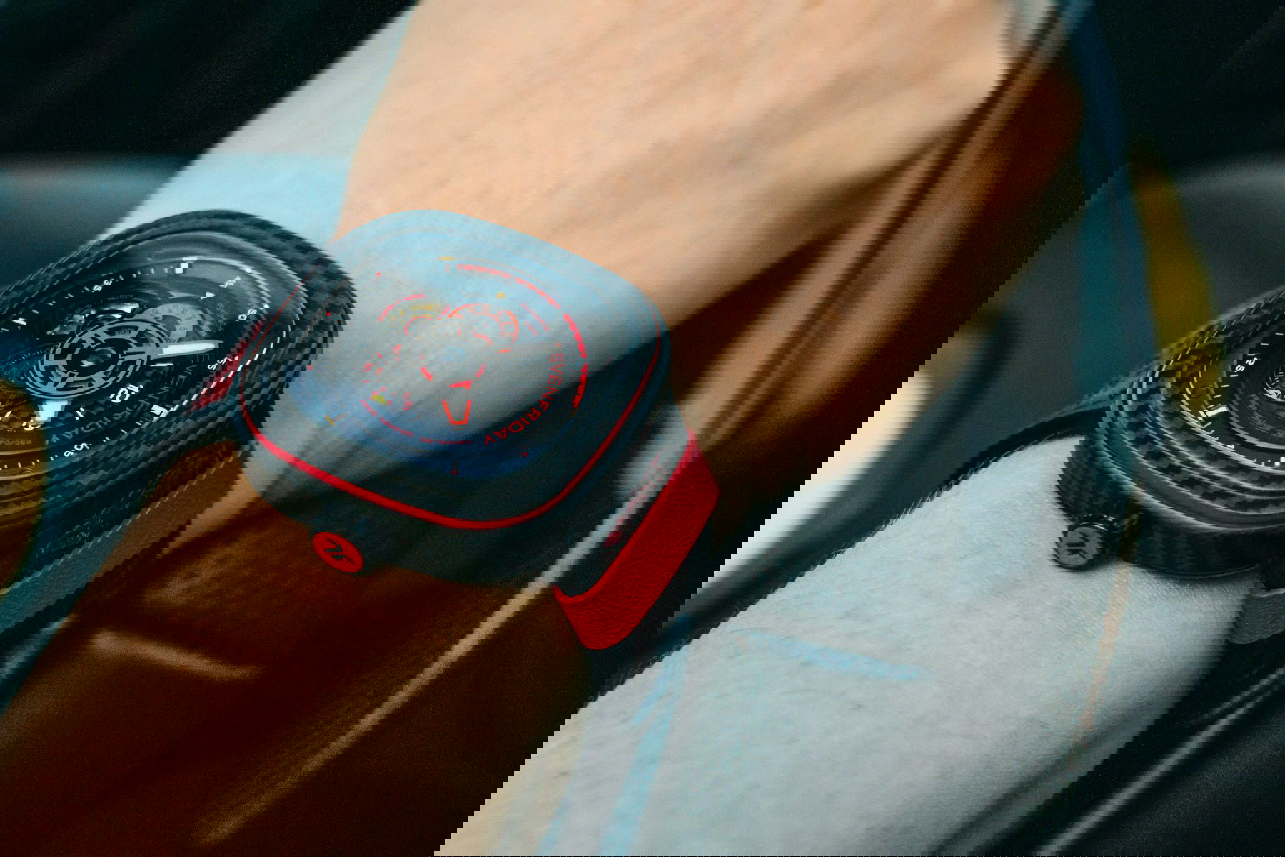 SevenFriday P3C/04 Red Carbon - View 3