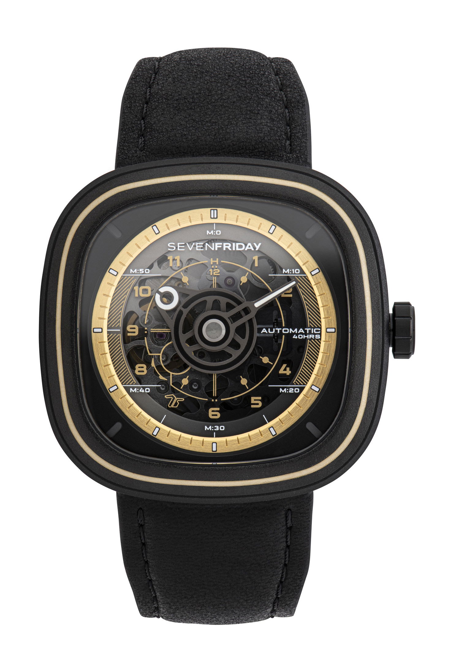 SevenFriday T2/06 luxury timepiece - detailed view