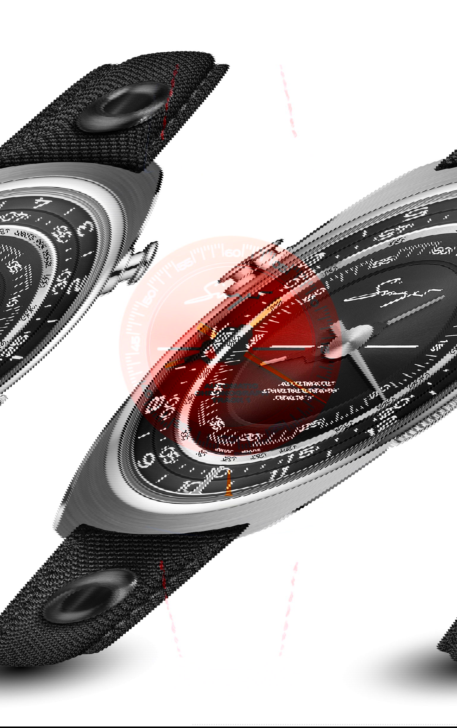 Singer Reimagined Track1 Flamboyant Red Edition watch