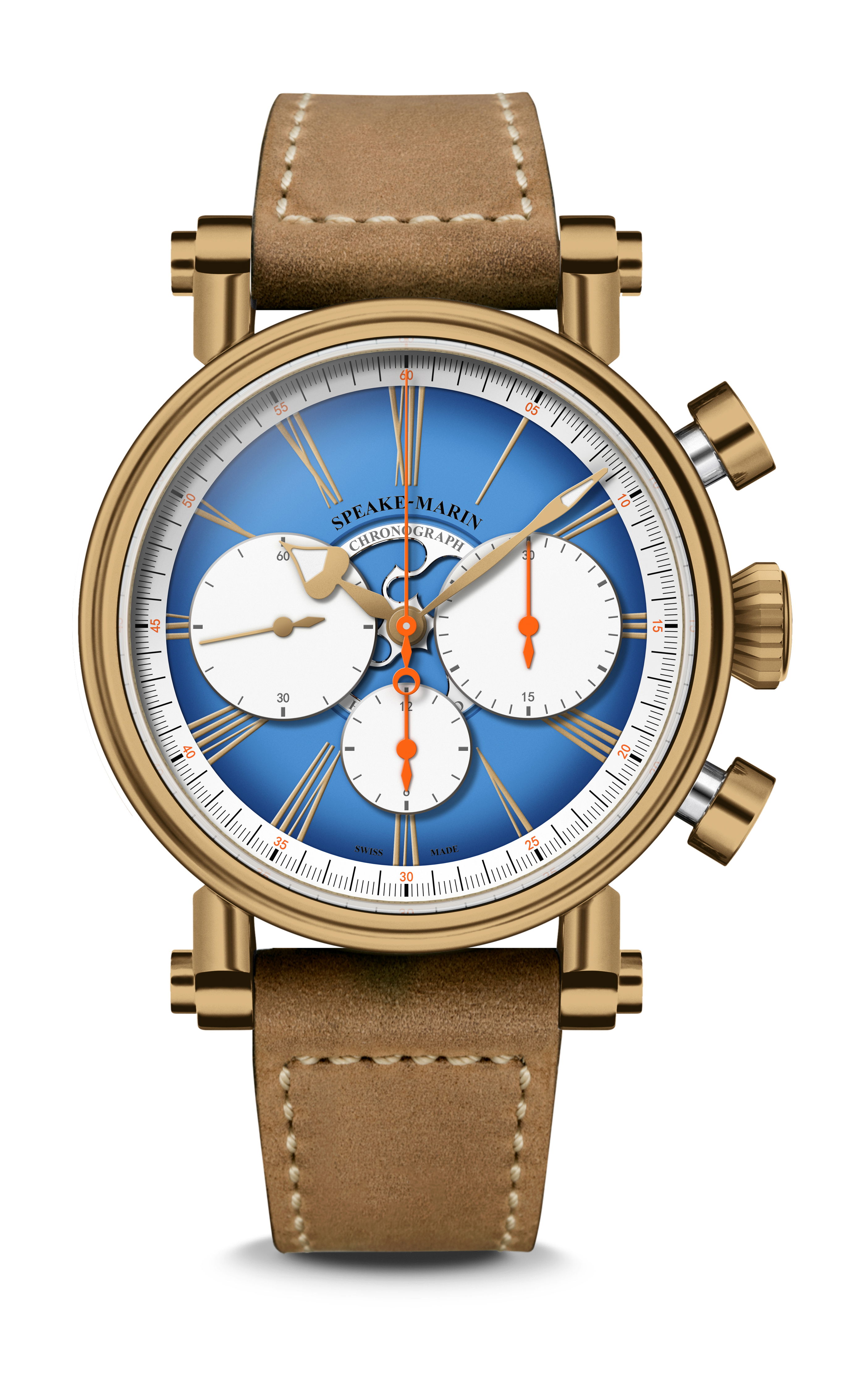 Speake Marin London Chronograph Bronze watch