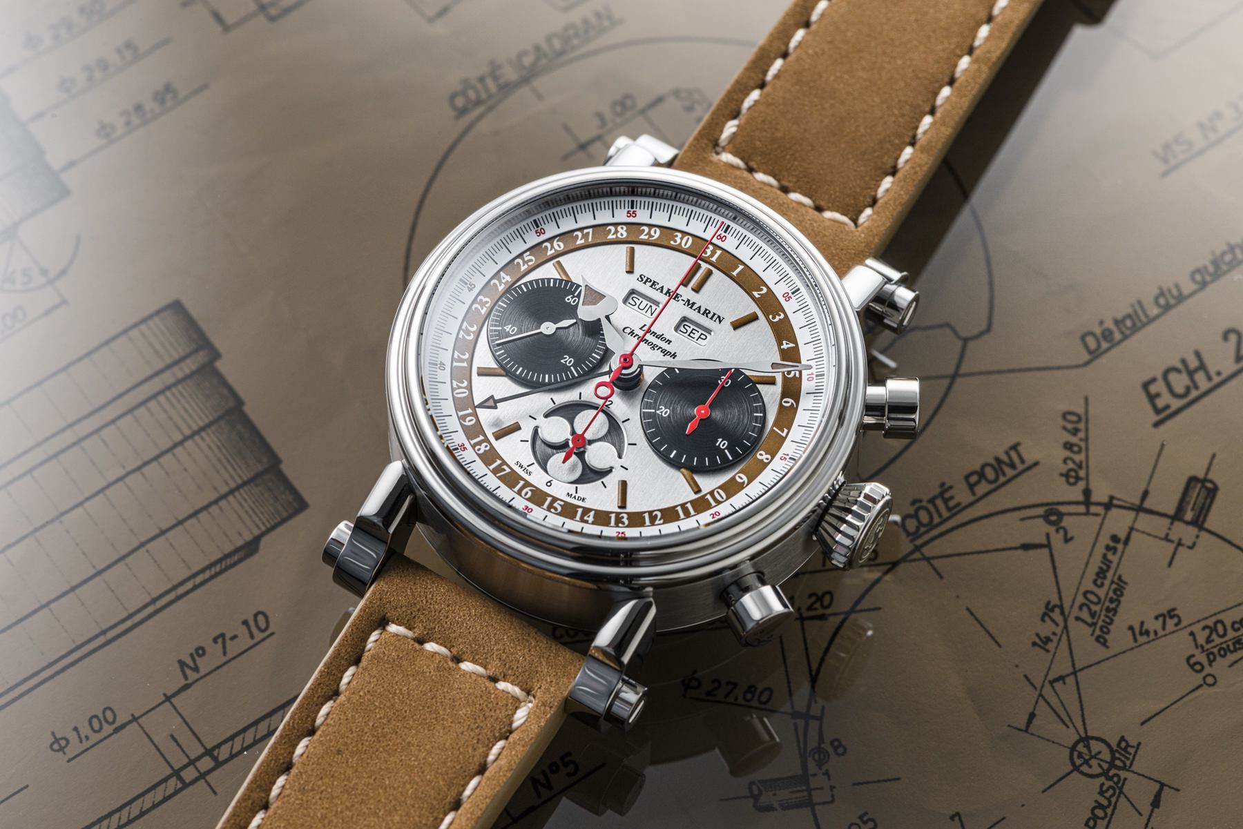 Speake-Marin London Chronograph Triple Date - View 2