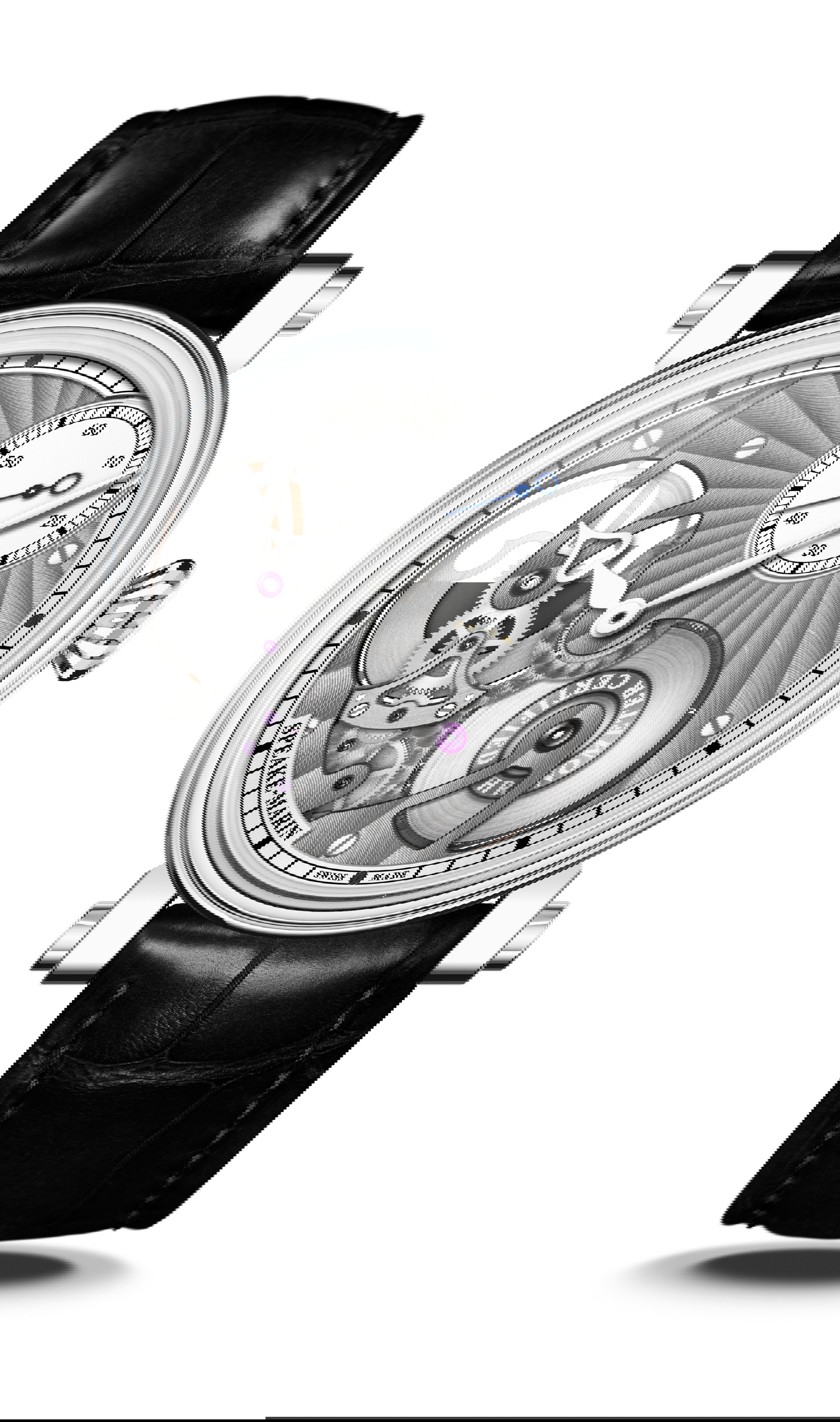 Speake-Marin One & Two Openworked luxury timepiece - detailed view