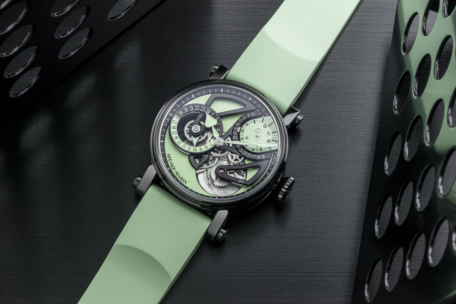 Speake-Marin Openworked Dual Time Mint - View 2