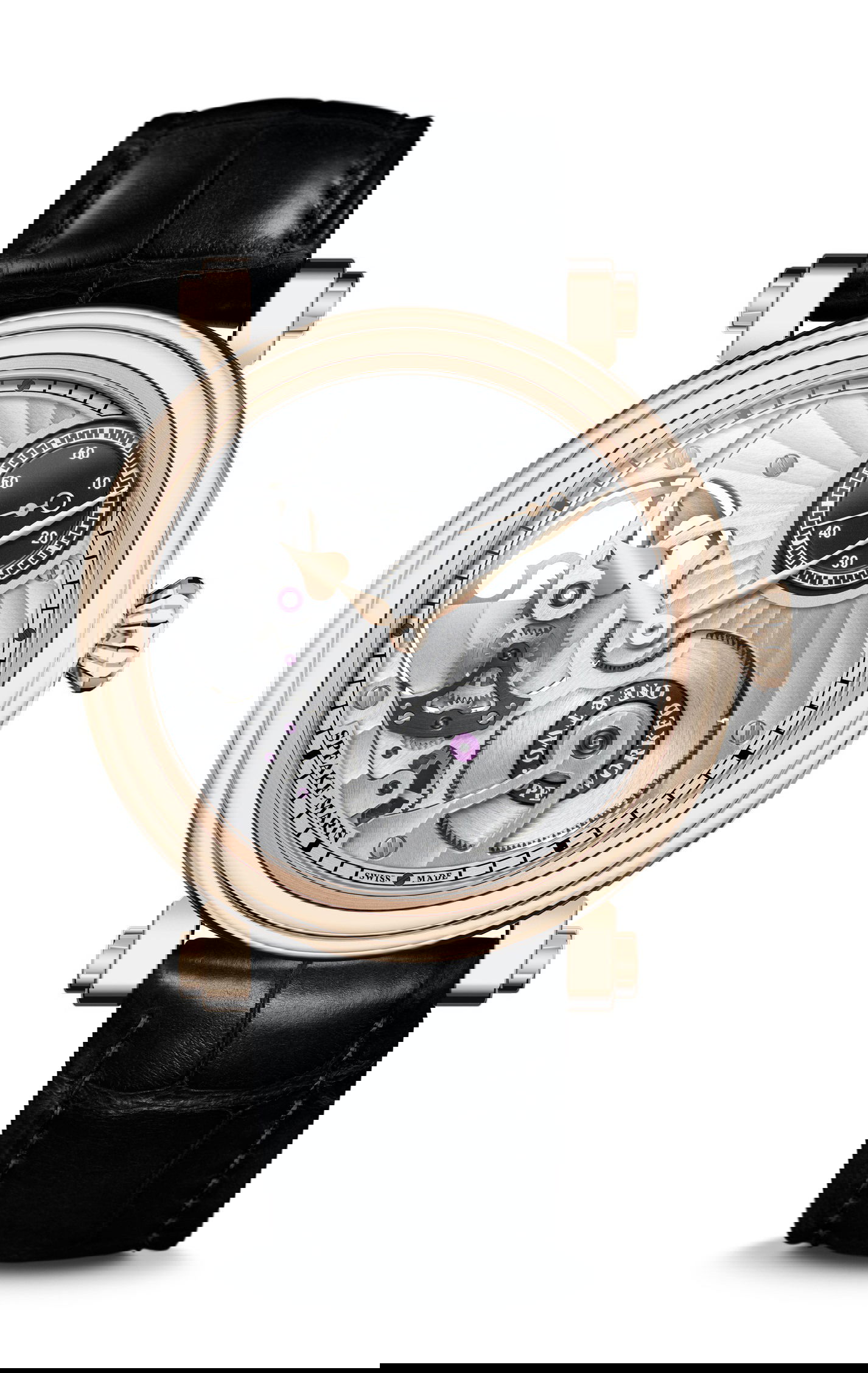 Speake-Marin Openworked Red Gold luxury timepiece - detailed view