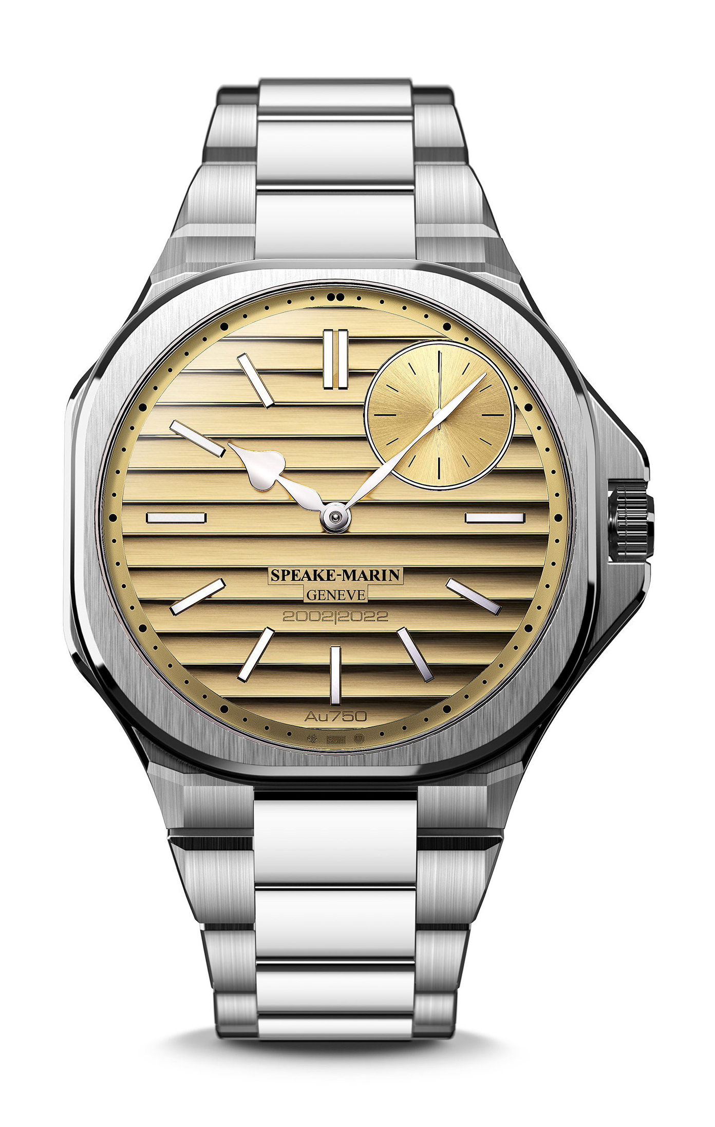 Speake-Marin Ripples Gold luxury timepiece - detailed view