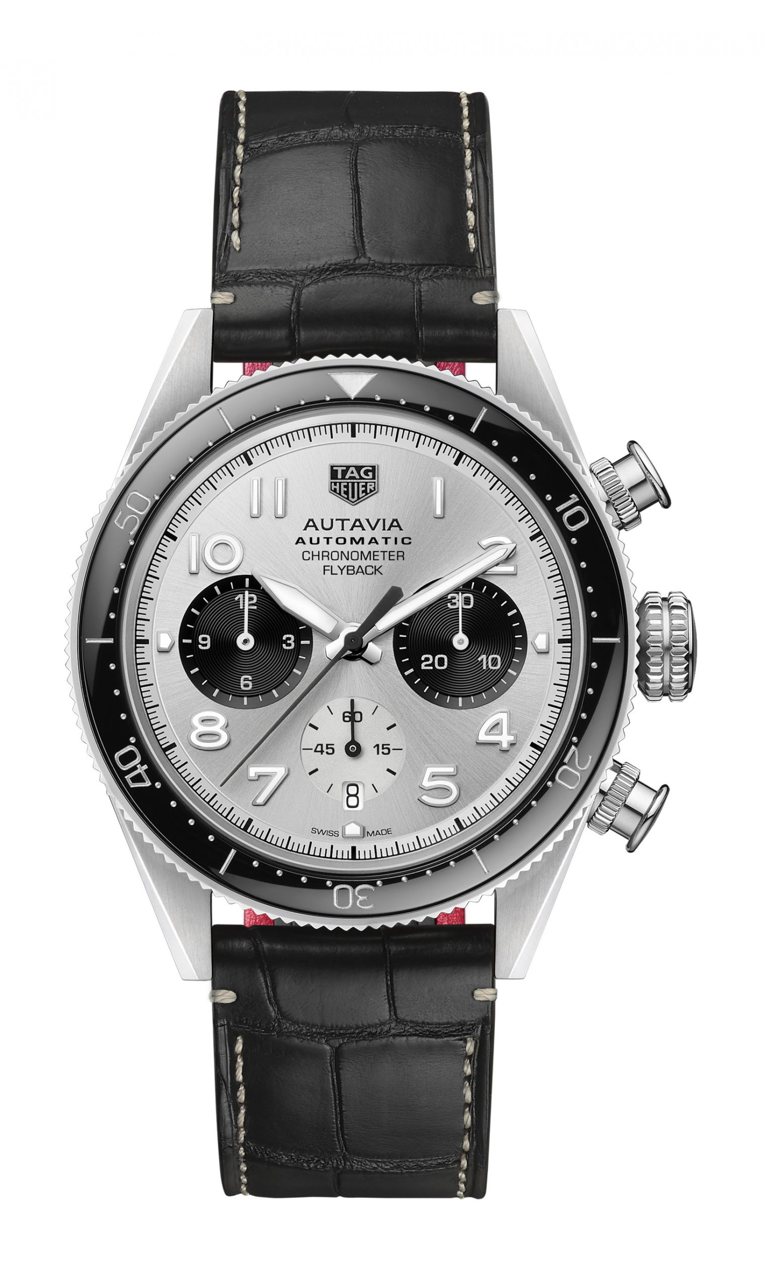 TAG Heuer Autavia Chronometer Flyback 60th Anniversary luxury timepiece - detailed view