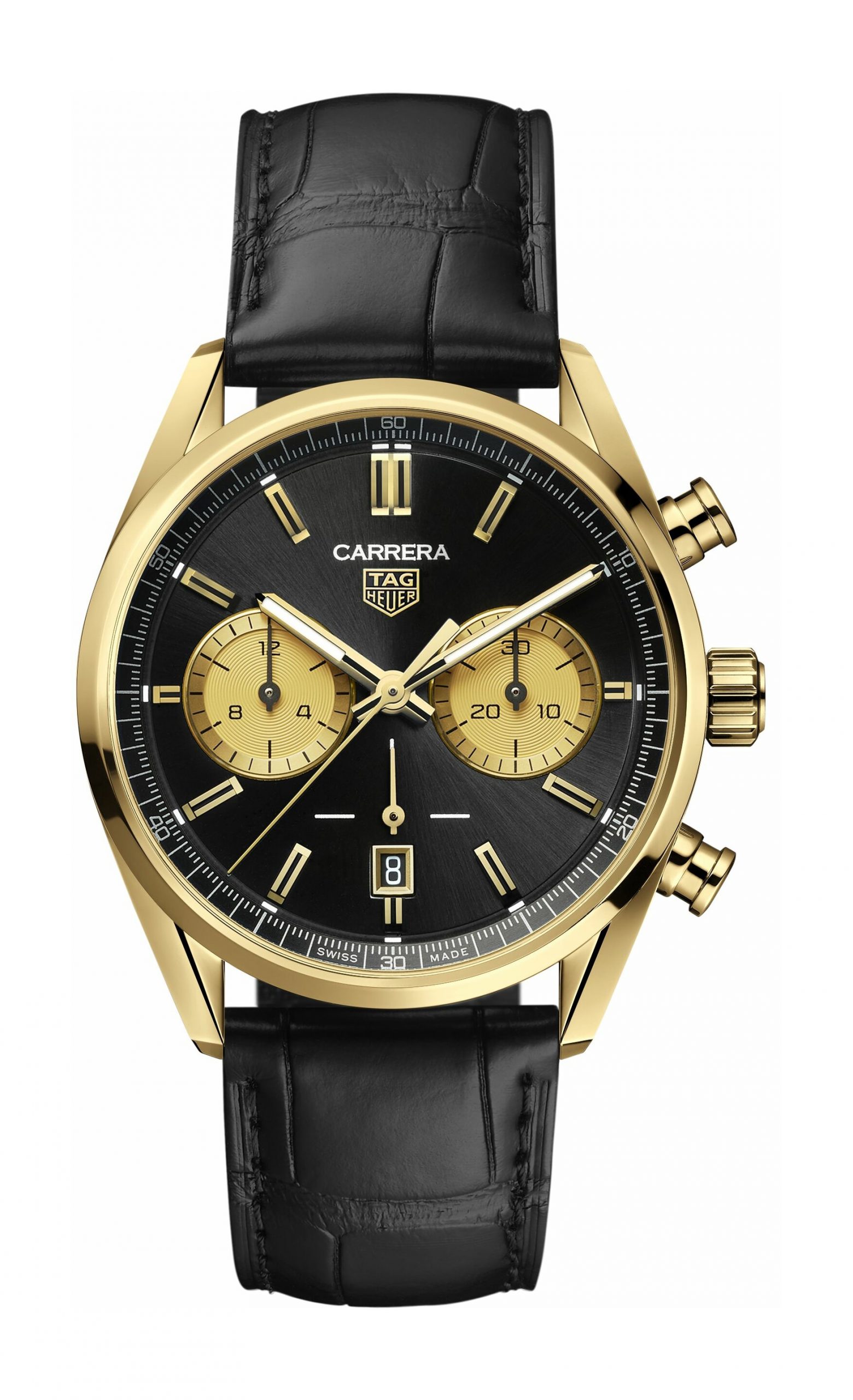 TAG Heuer Carrera Chronograph luxury timepiece - detailed view