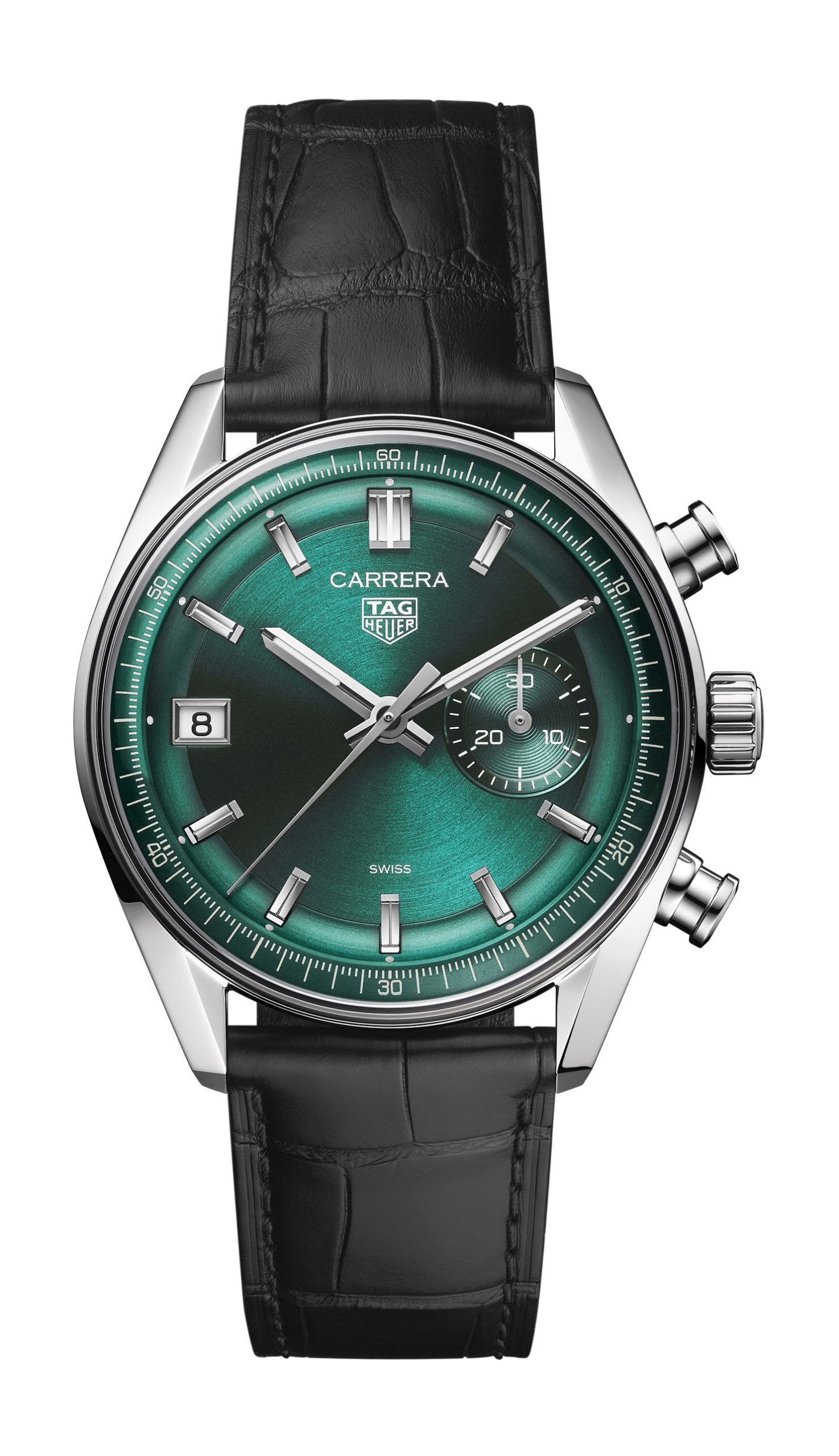 TAG Heuer Carrera Chronograph luxury timepiece - detailed view