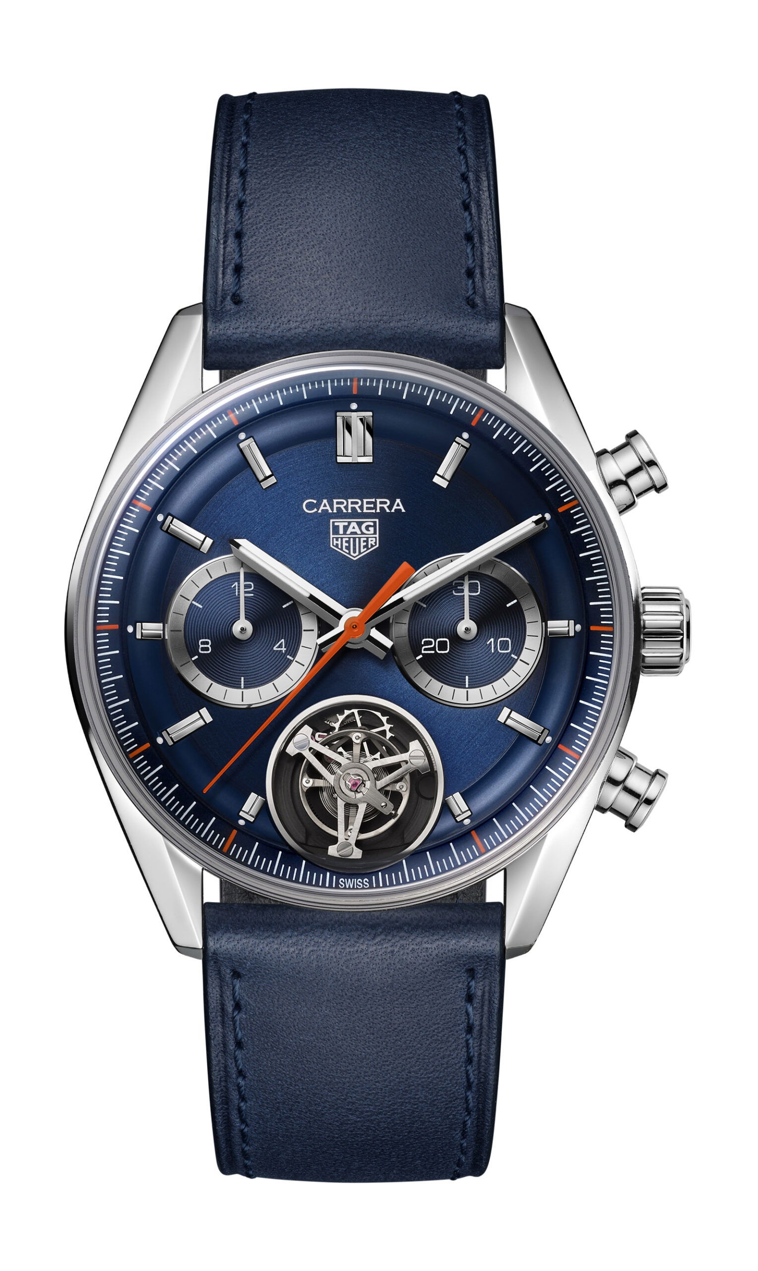 TAG Heuer Carrera Chronograph Tourbillon luxury timepiece - detailed view