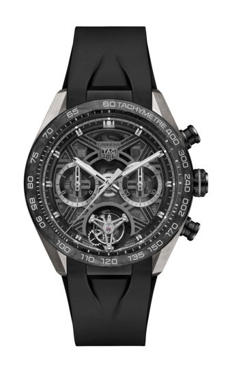 TAG Heuer Carrera Chronograph Tourbillon Extreme Sport luxury timepiece - detailed view