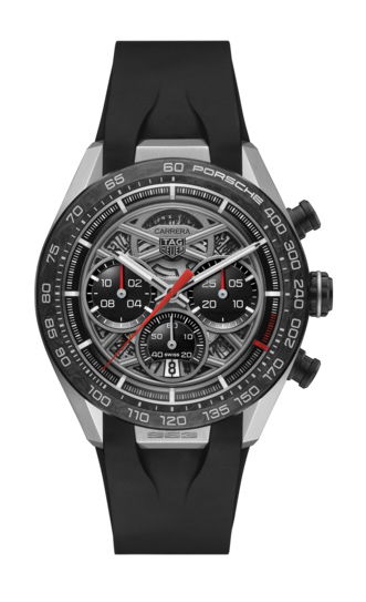 TAG Heuer Carrera Chronograph X Porsche 963 luxury timepiece - detailed view