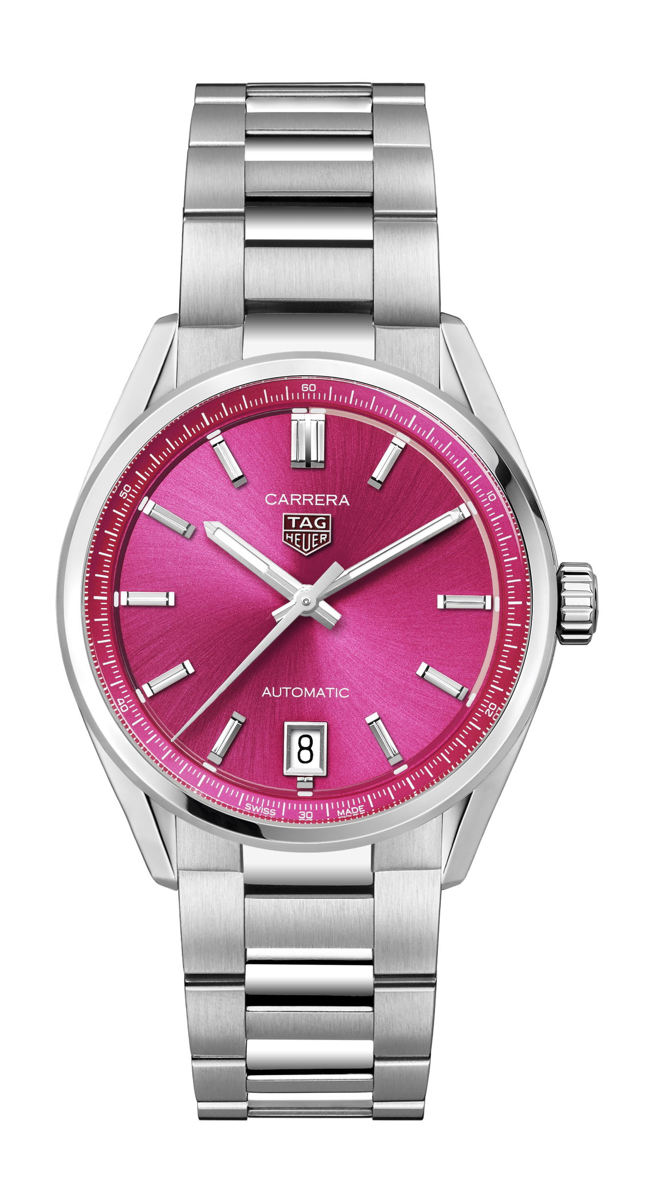 TAG Heuer Carrera Date luxury timepiece - detailed view
