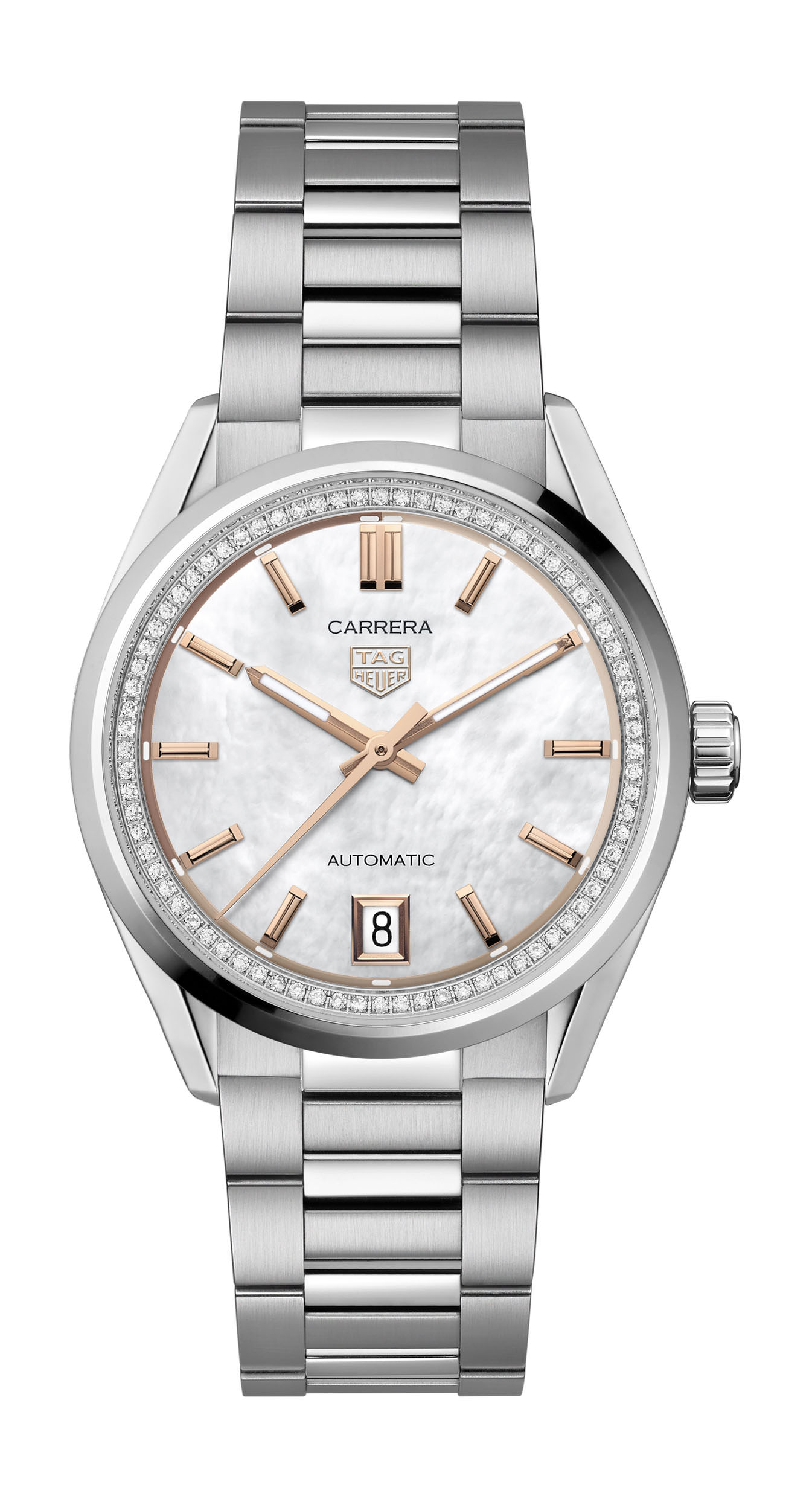 TAG Heuer Carrera Date luxury timepiece - detailed view