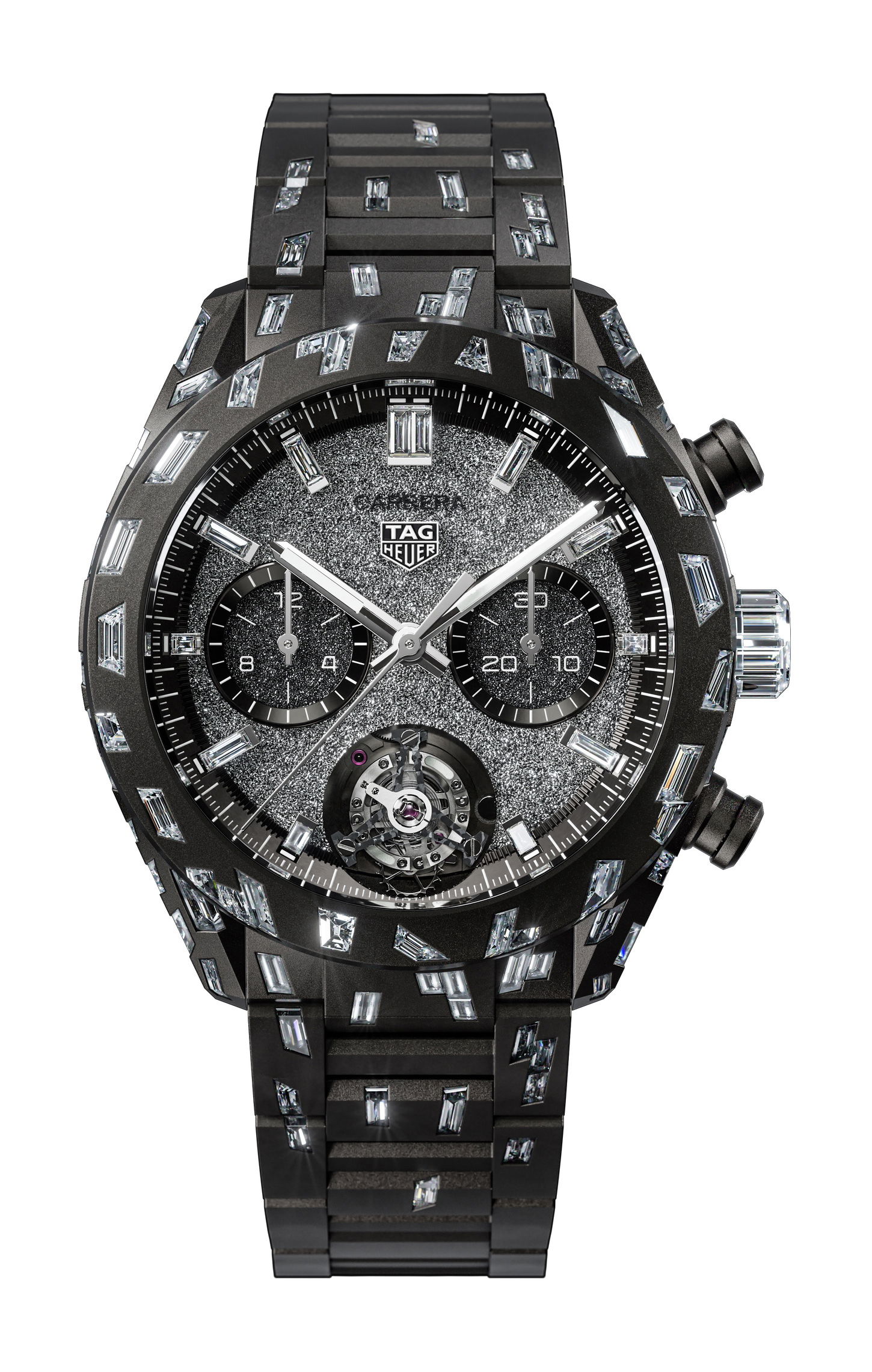 TAG Heuer Carrera Plasma Diamant d’Avant-Garde luxury timepiece - detailed view