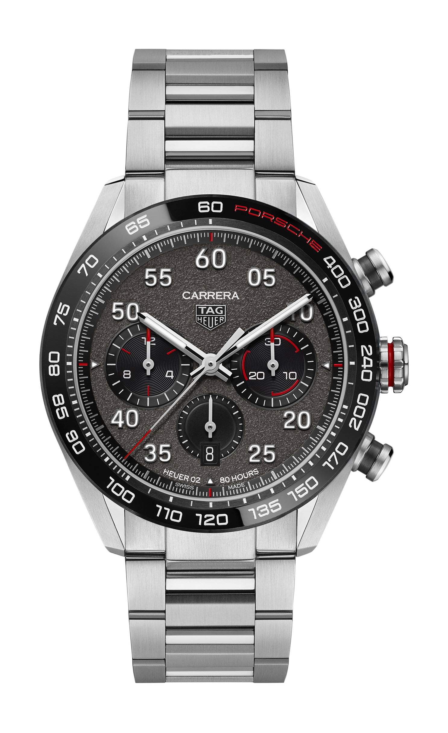 TAG Heuer Carrera Porsche Chronograph Special Edition luxury timepiece - detailed view