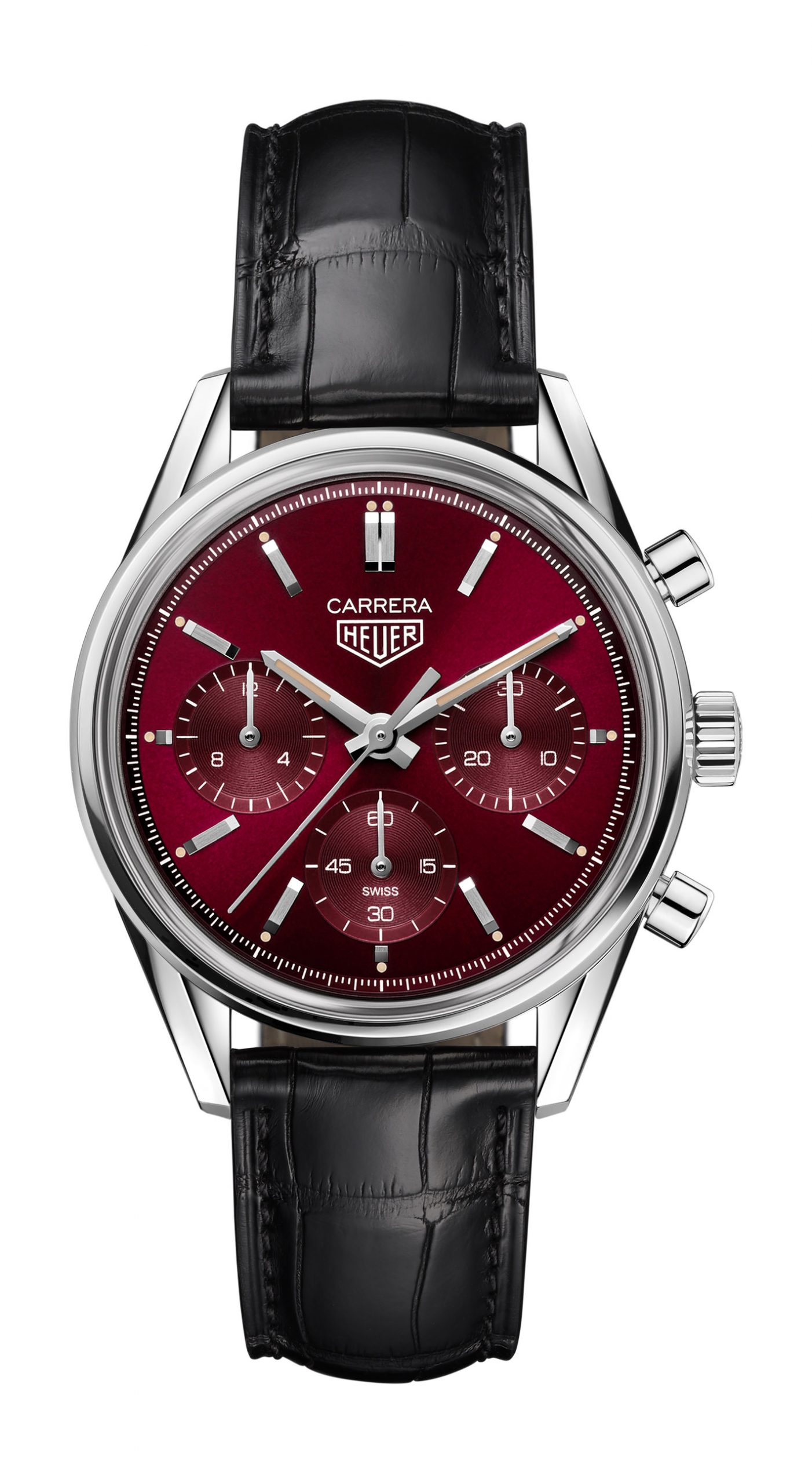 TAG Heuer Carrera Red Dial Limited Edition luxury timepiece - detailed view