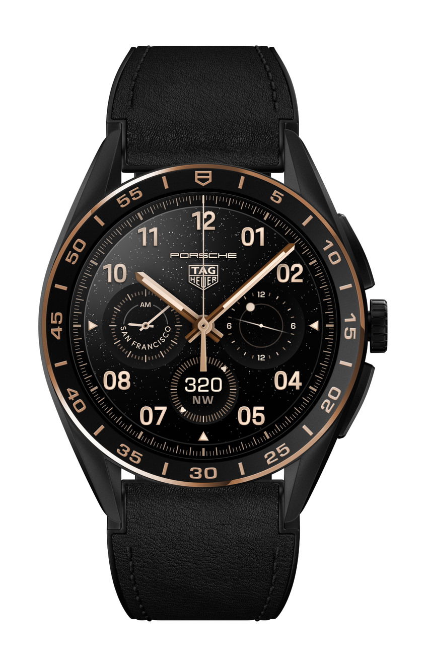 TAG Heuer Connected Bright Black Edition luxury timepiece - detailed view