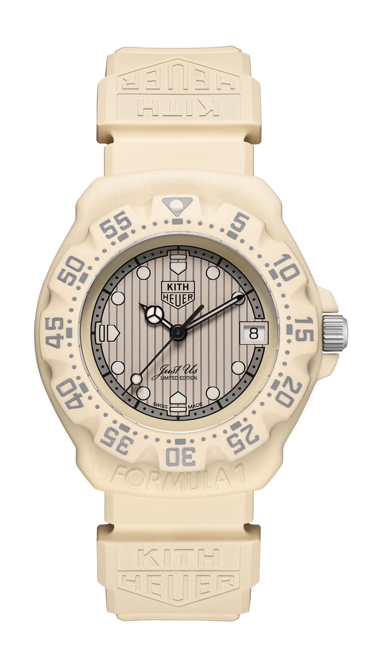 TAG Heuer Formula 1/Kith Miami luxury timepiece - detailed view