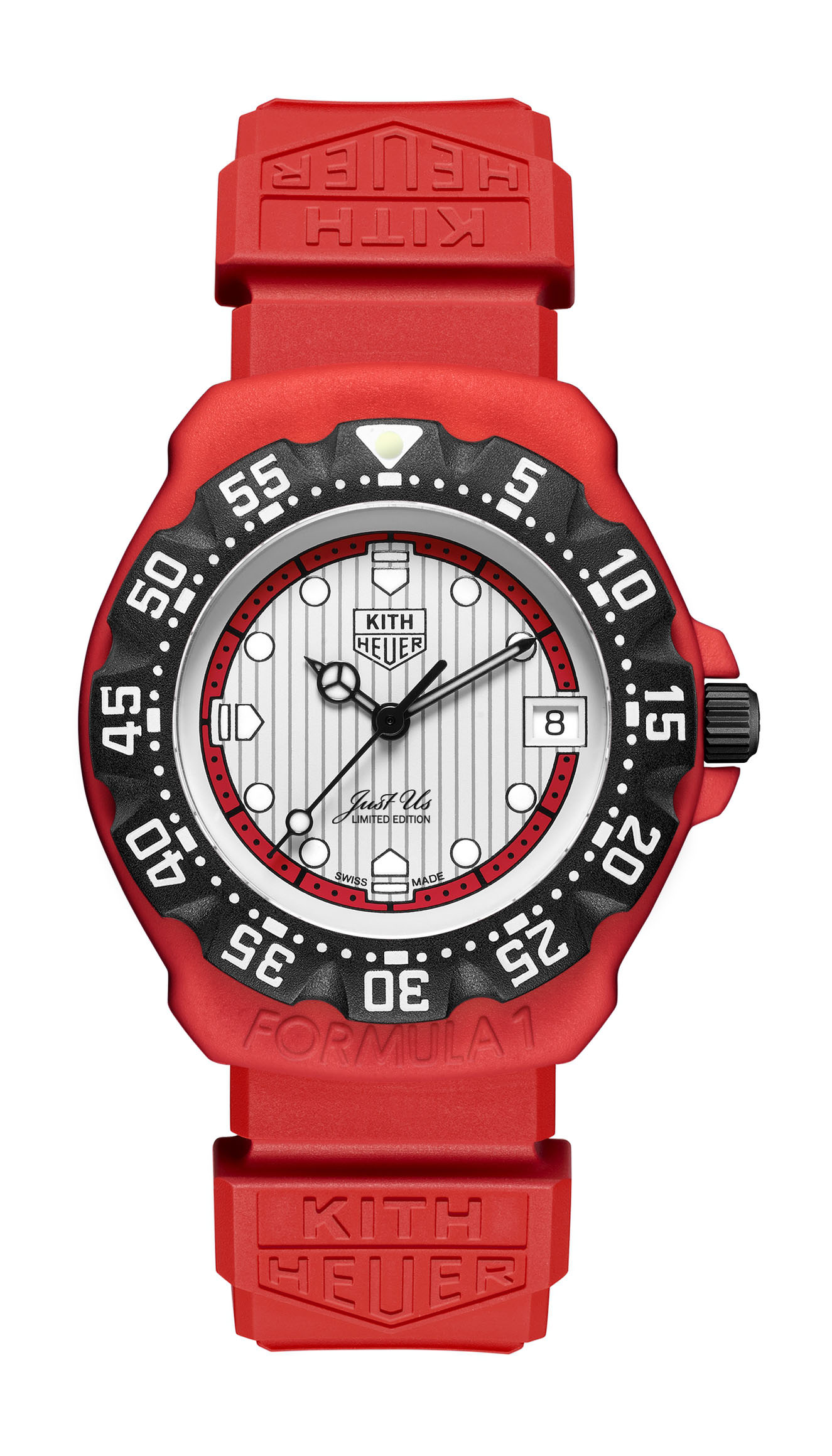TAG Heuer Formula 1/Kith Tokyo luxury timepiece - detailed view