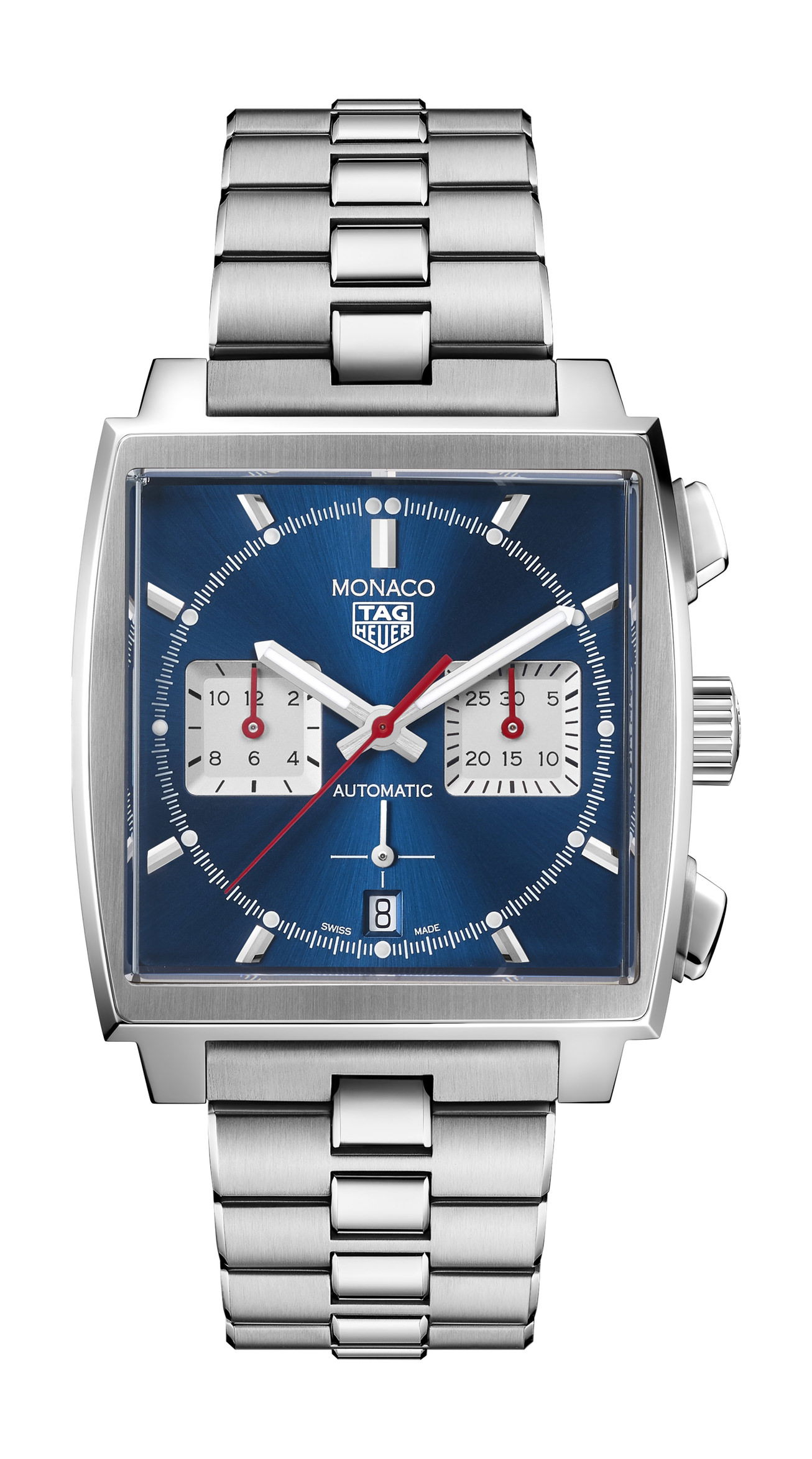 TAG Heuer Monaco luxury timepiece - detailed view