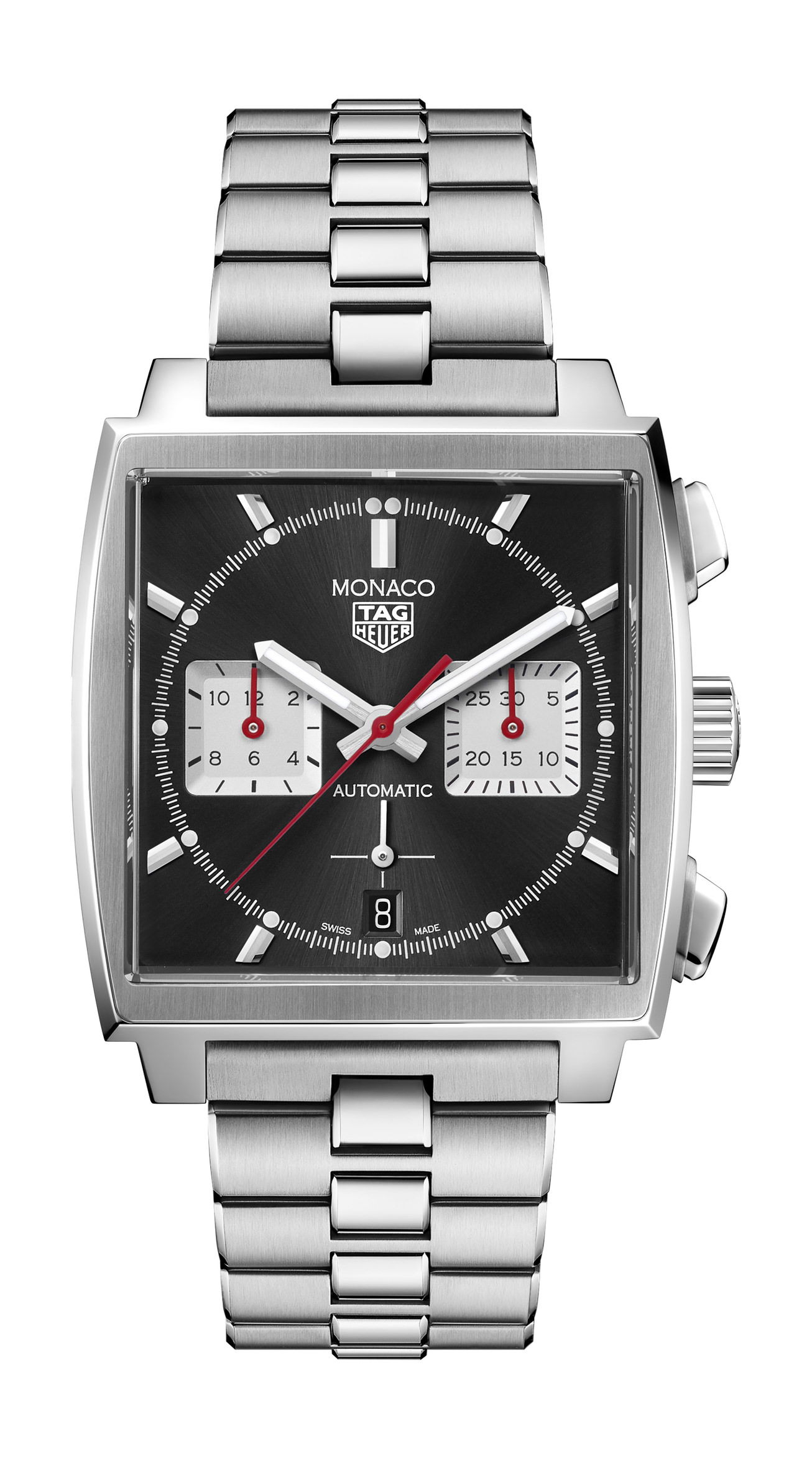 TAG Heuer Monaco luxury timepiece - detailed view
