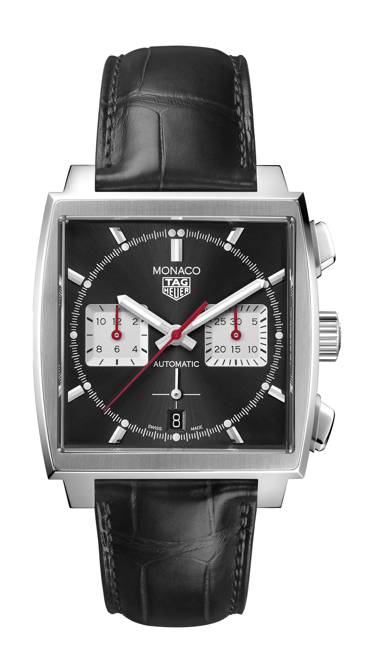 TAG Heuer Monaco luxury timepiece - detailed view