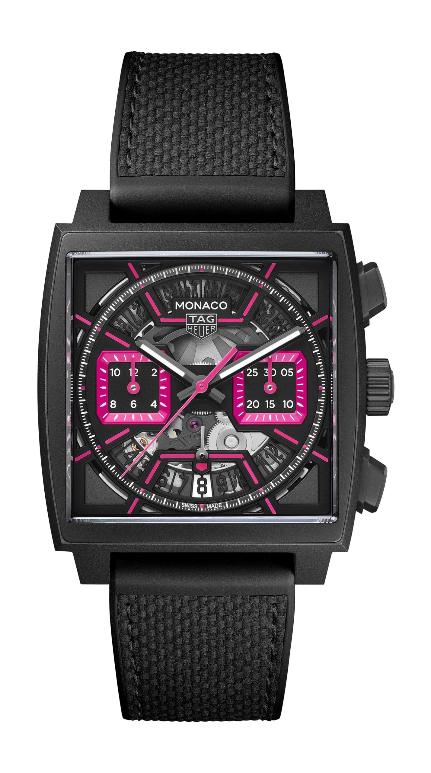TAG Heuer Monaco Chronograph Las Vegas luxury timepiece - detailed view