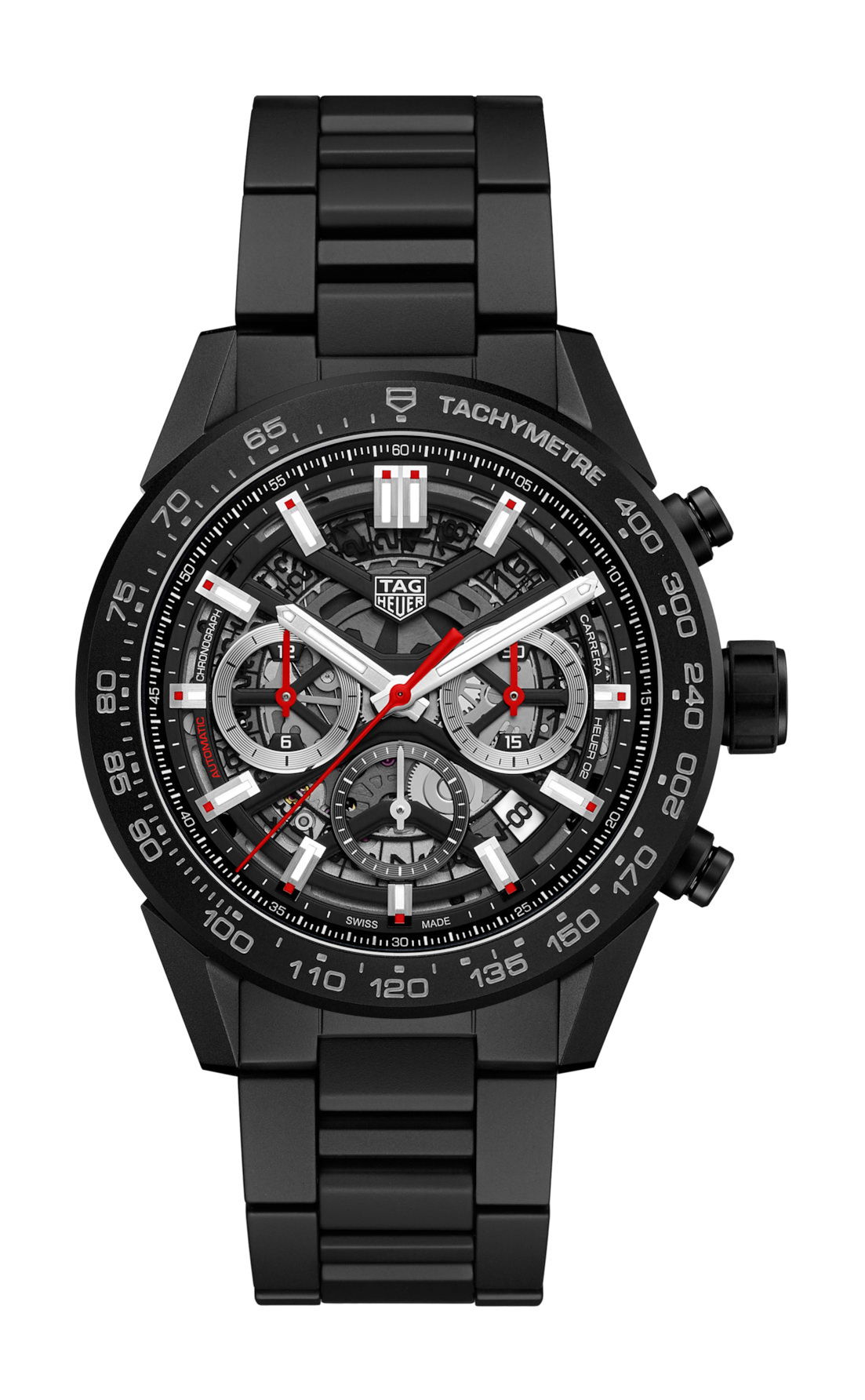 TAG Heuer Carrera luxury timepiece - detailed view